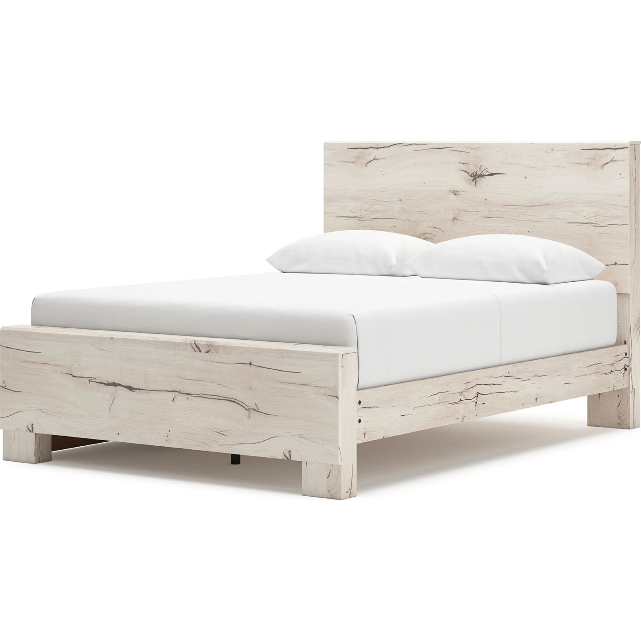 Lawroy Platform Bed with 2 Drawer Storage - Light Natural - Image 3