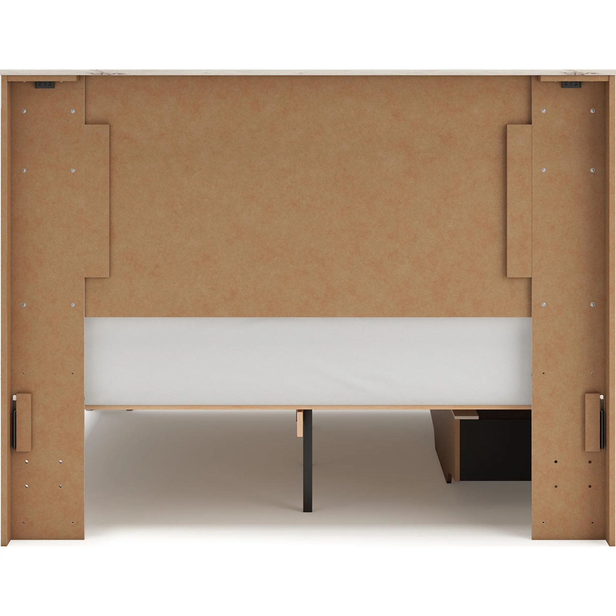 Lawroy Platform Bed with 2 Drawer Storage - Light Natural - Image 6