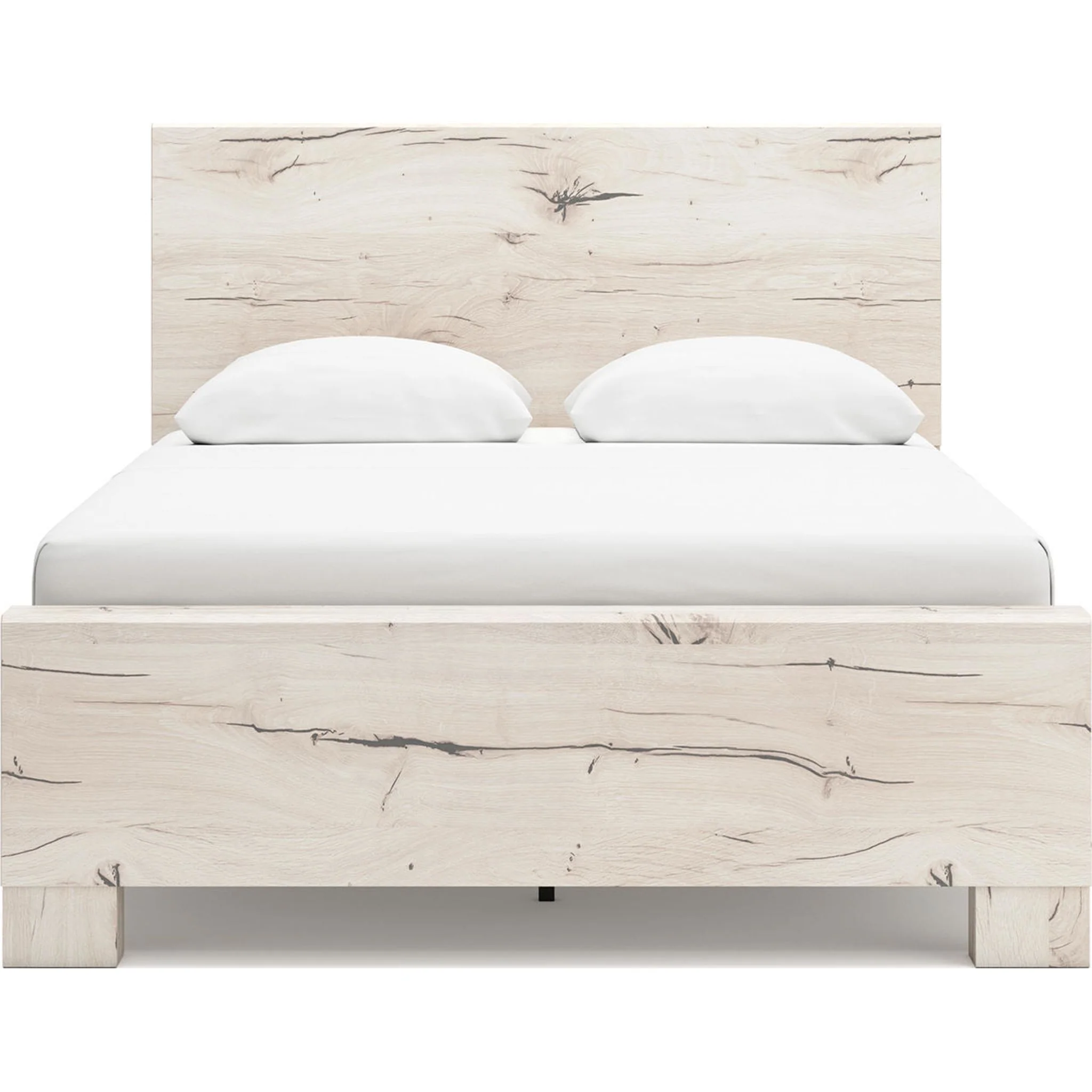 Lawroy Panel Bed - Light Natural - Image 3