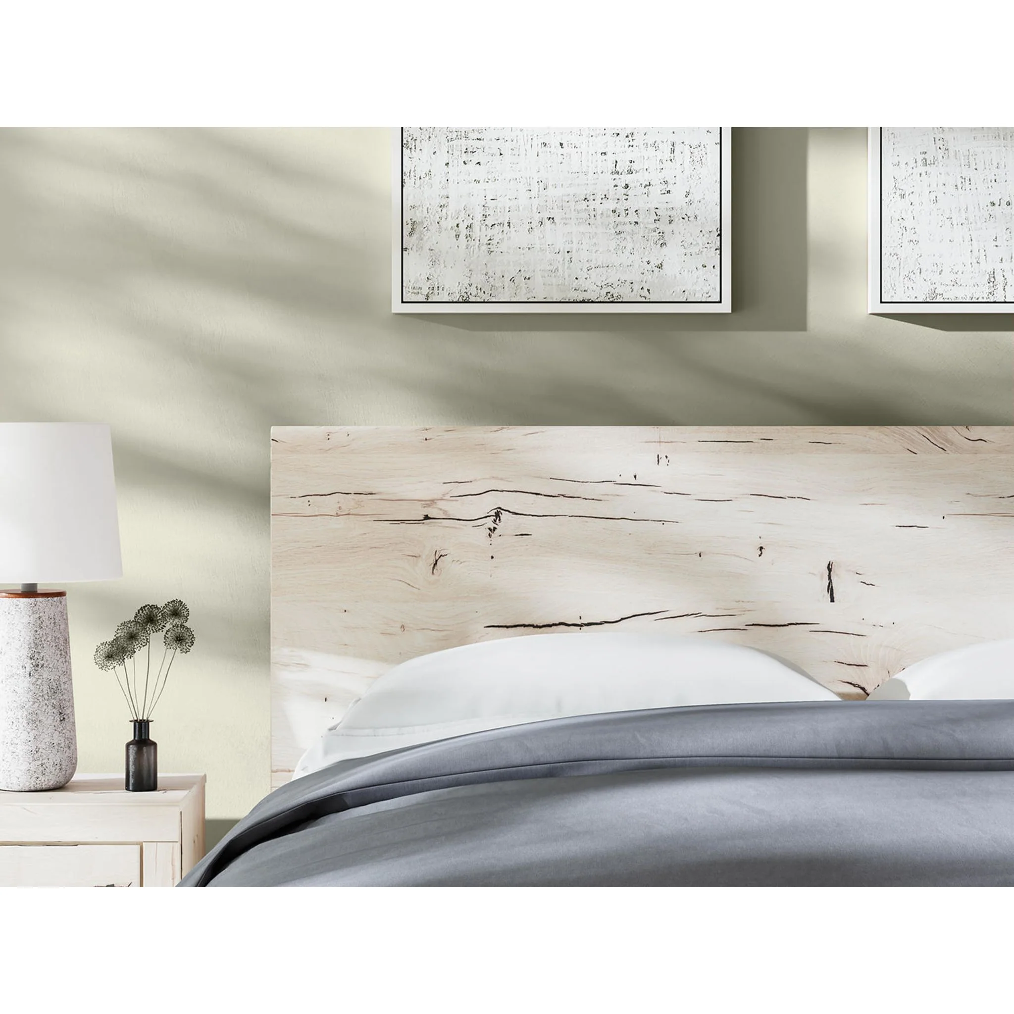 Lawroy Panel Bed - Light Natural - Image 35