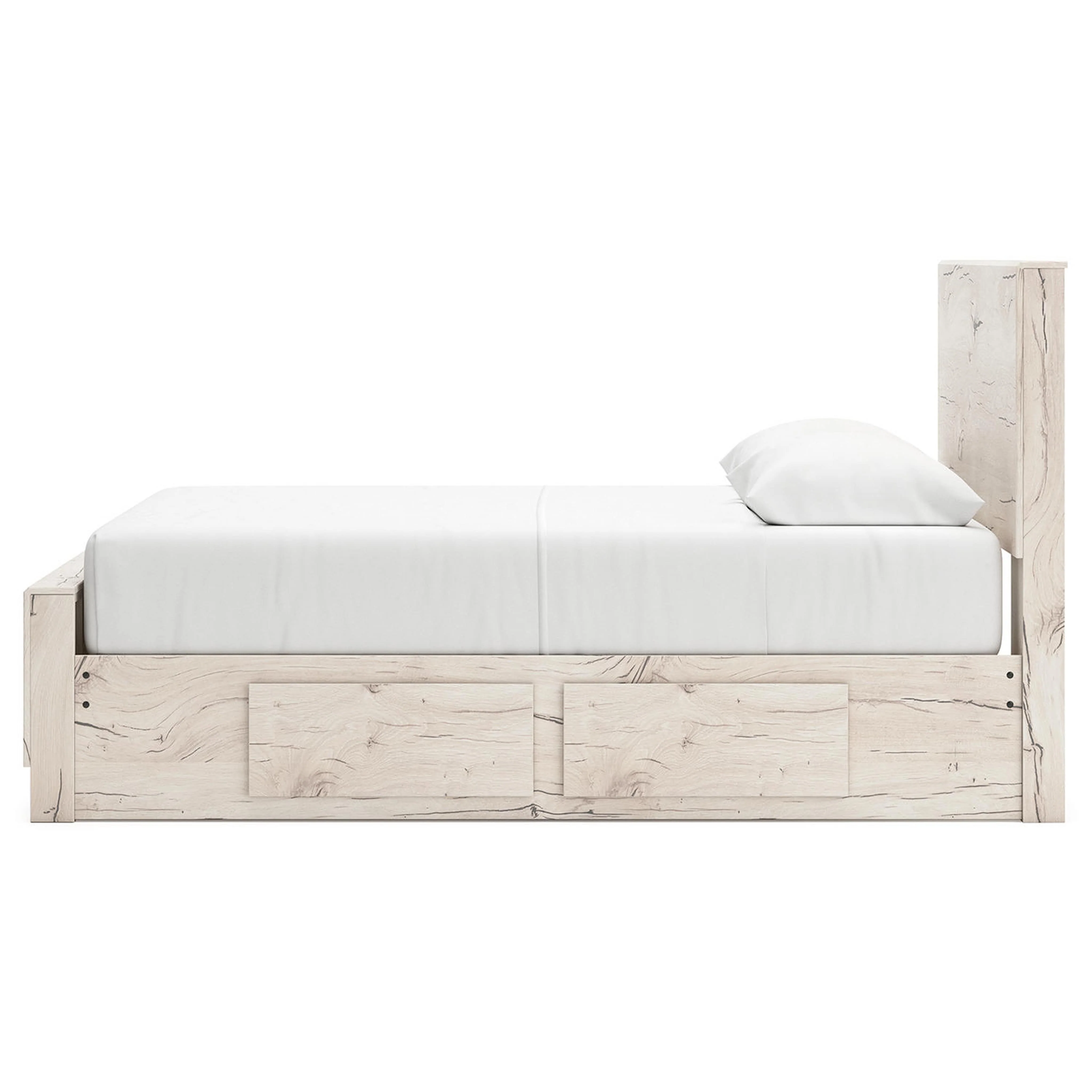 Lawroy Platform Bed with 4 Drawer Storage - Light Natural - Image 17