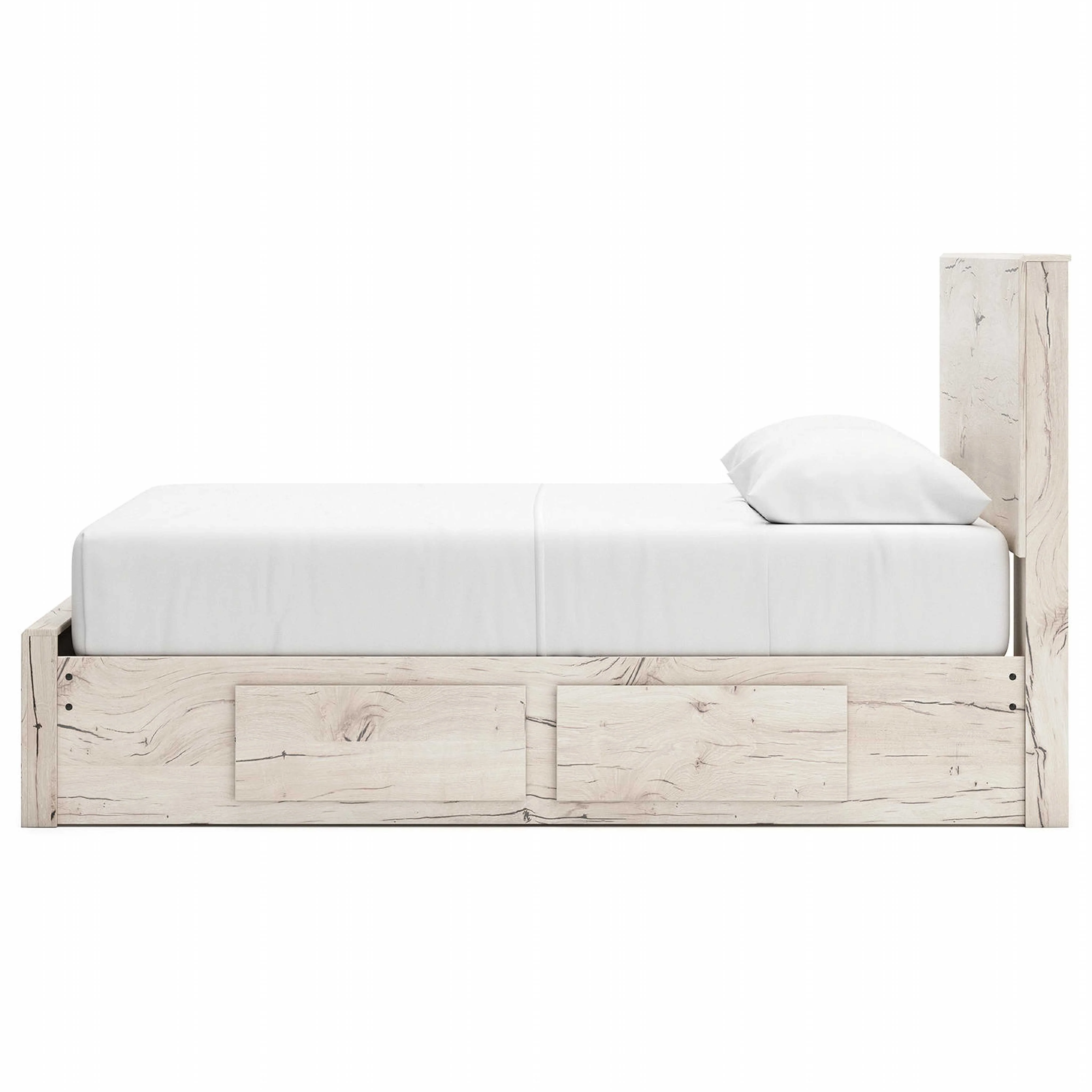 Lawroy Platform Bed with 6 Drawer Storage - Light Natural - Image 21