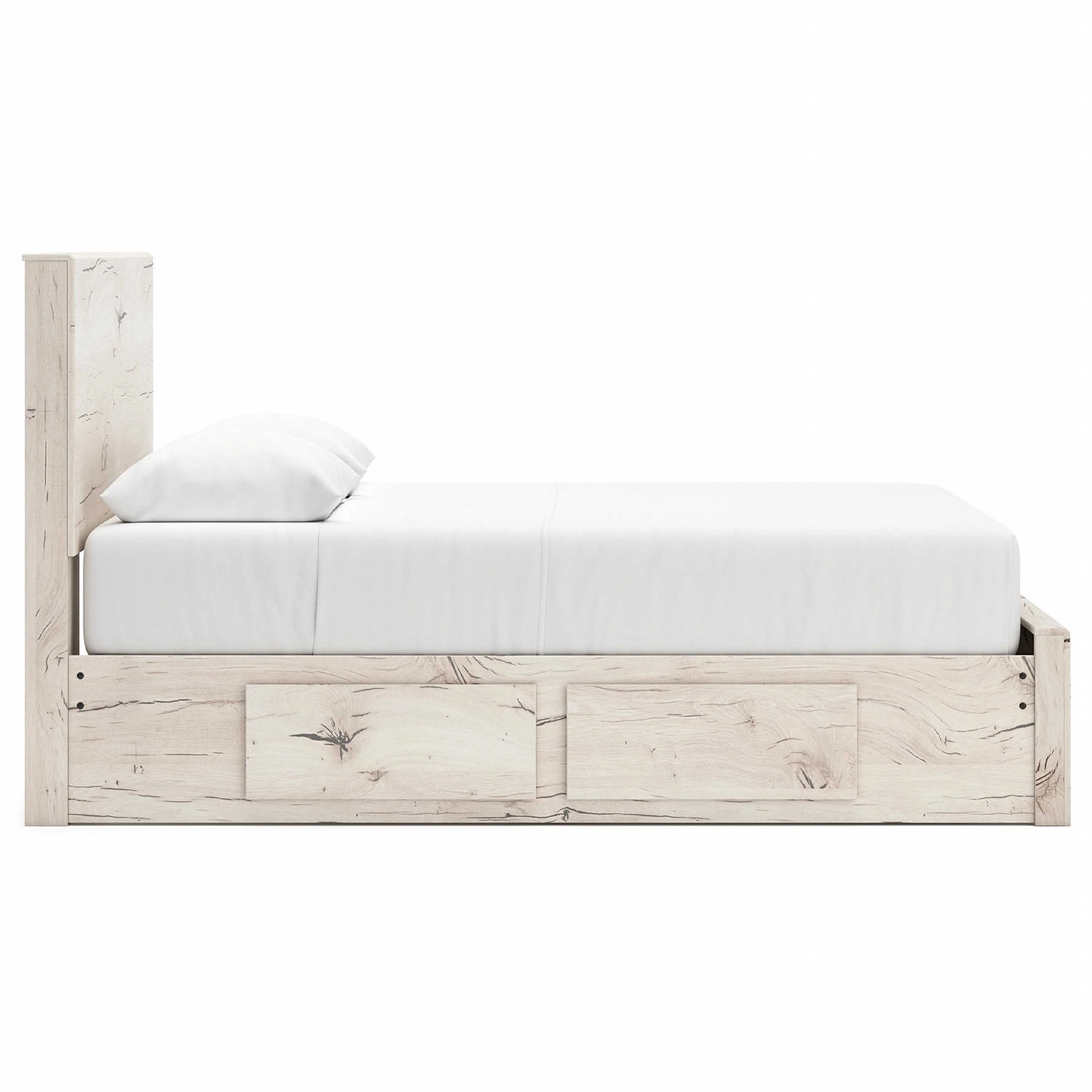 Lawroy Platform Bed with 6 Drawer Storage - Light Natural - Image 22