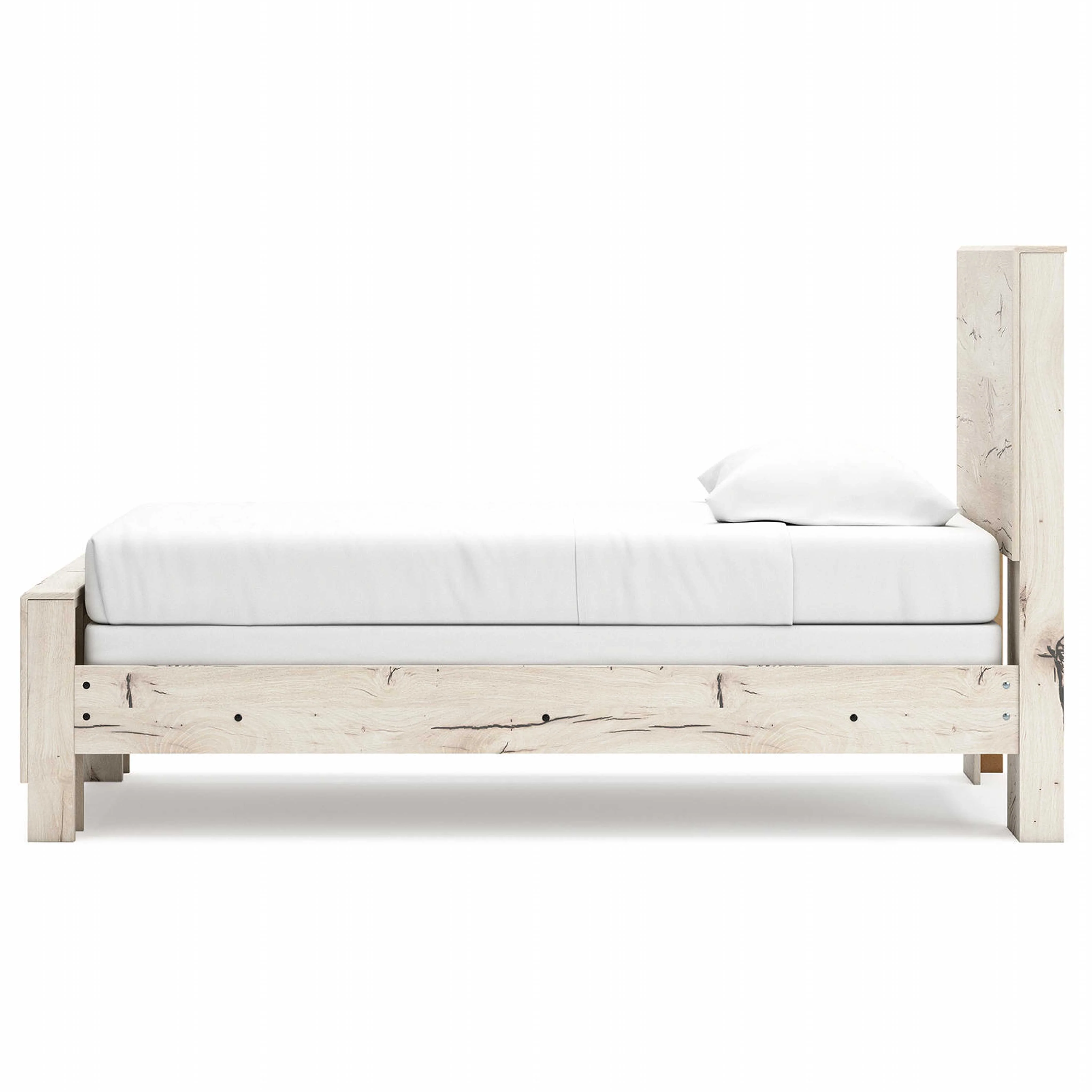 Lawroy Panel Bed - Light Natural - Image 19