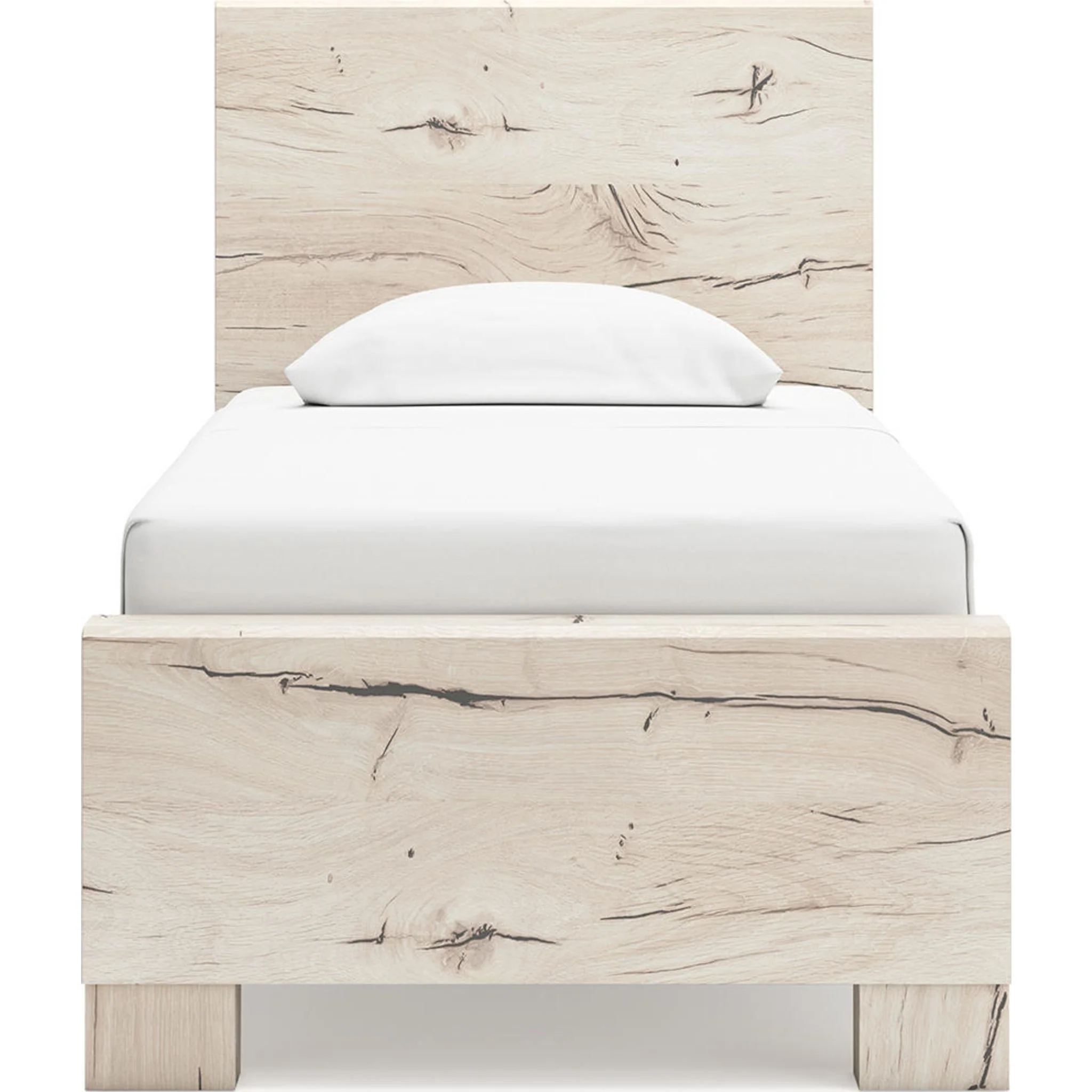 Lawroy Panel Bed - Light Natural - Image 3