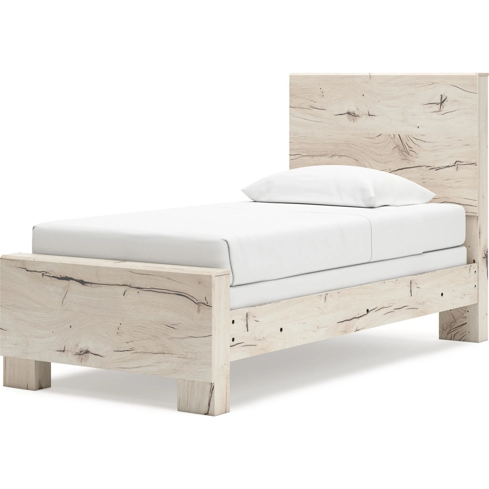 Lawroy Panel Bed - Light Natural - Image 4