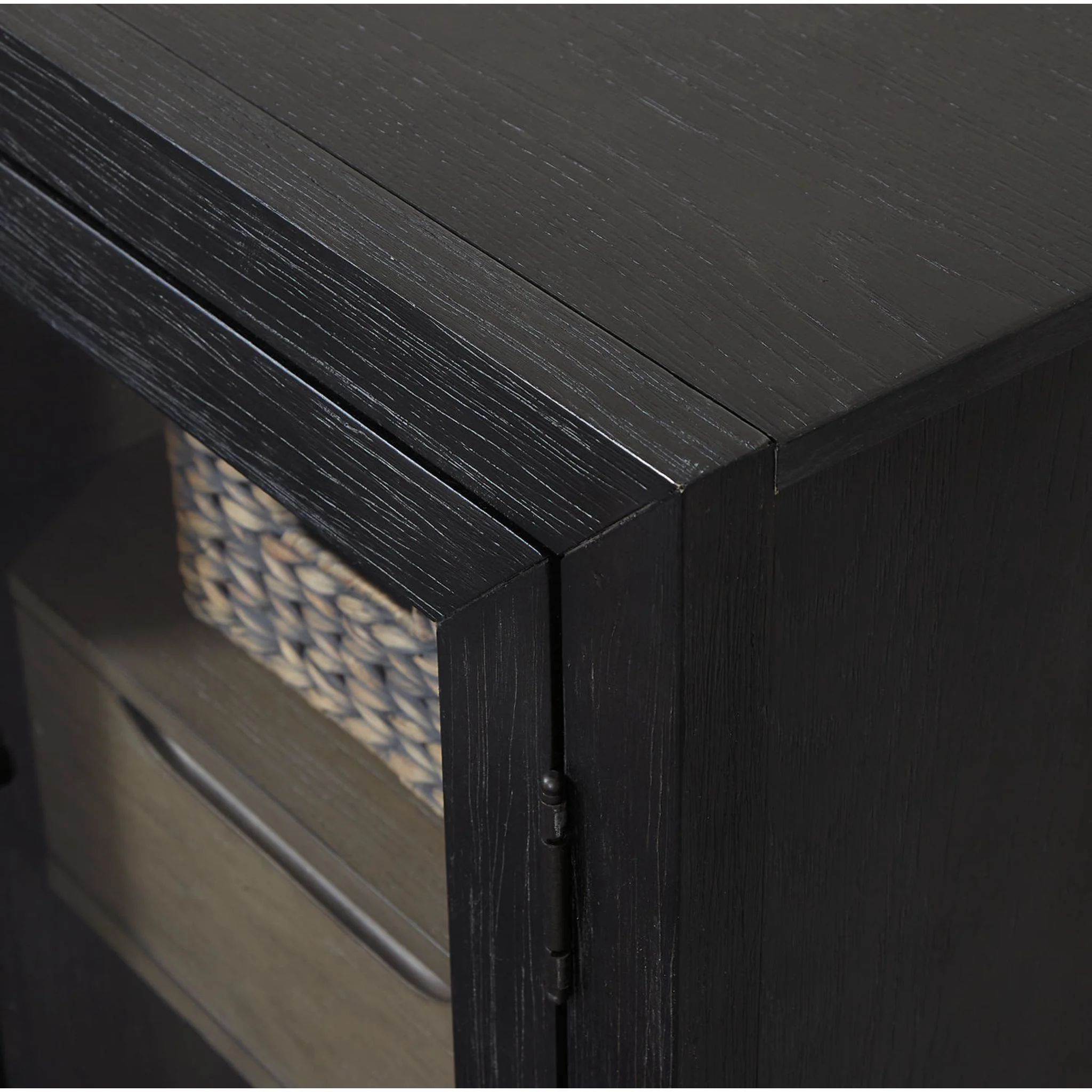 Lenston Accent Cabinet - Black/Gray - Image 5