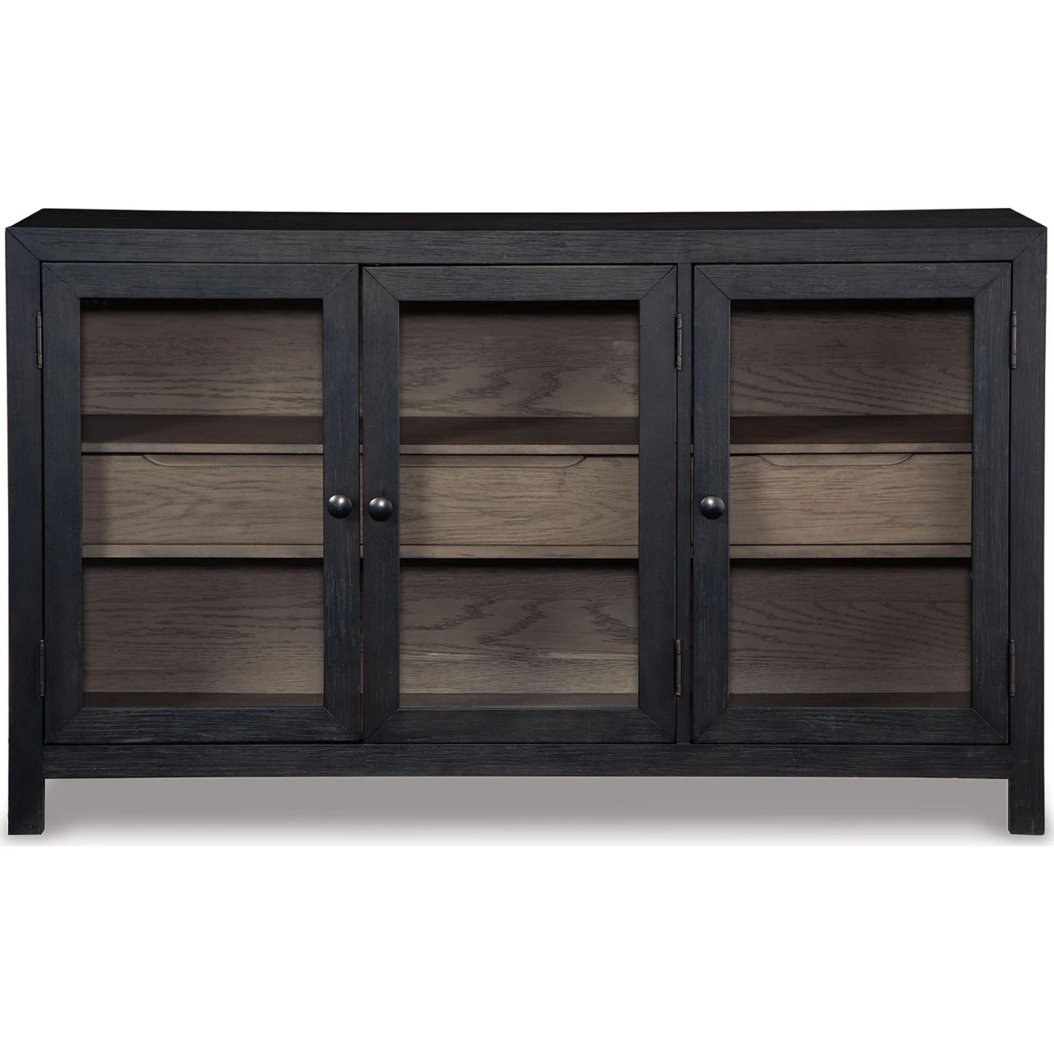 Lenston Accent Cabinet - Black/Gray - Image 6
