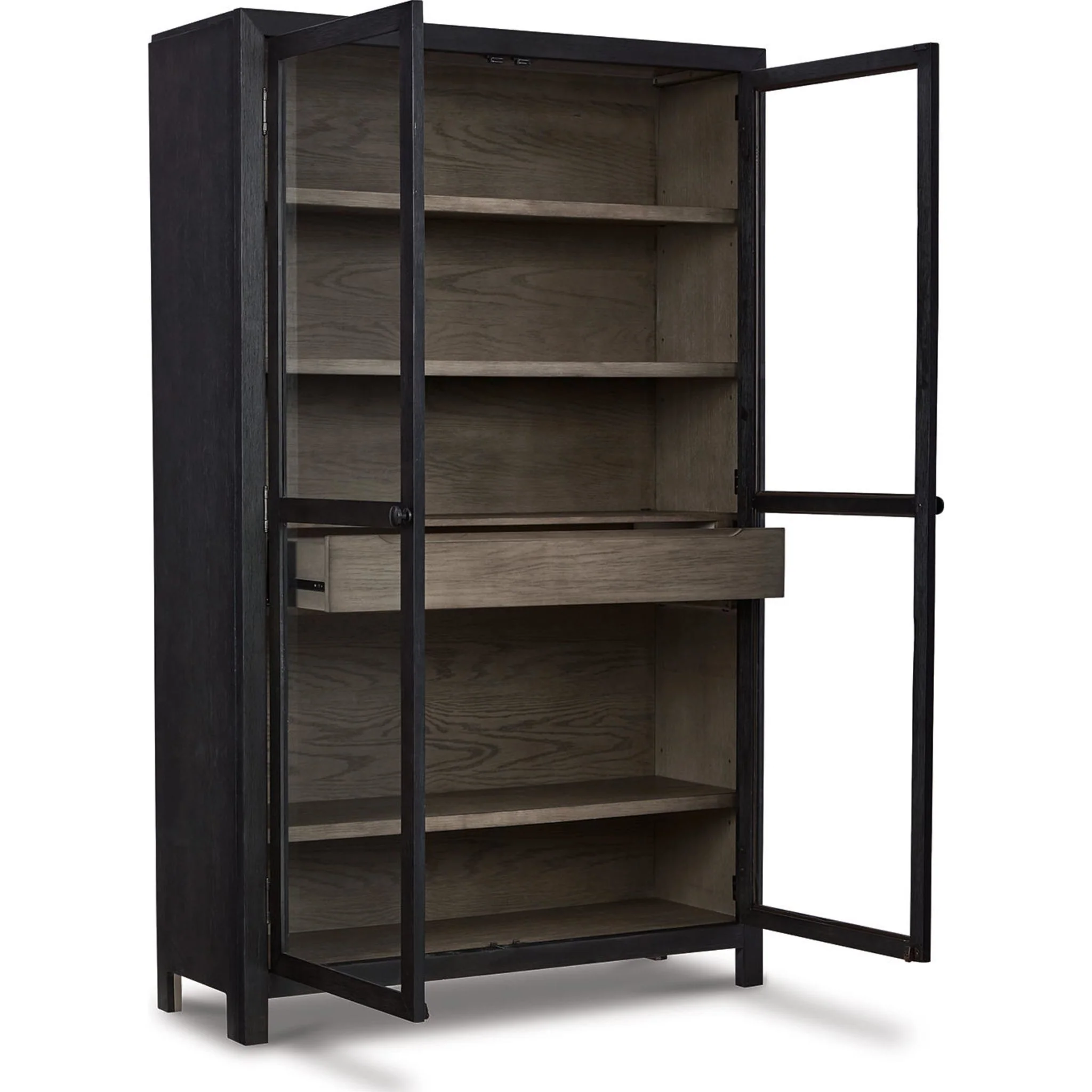 Lenston Accent Cabinet - Black/Gray - Image 3
