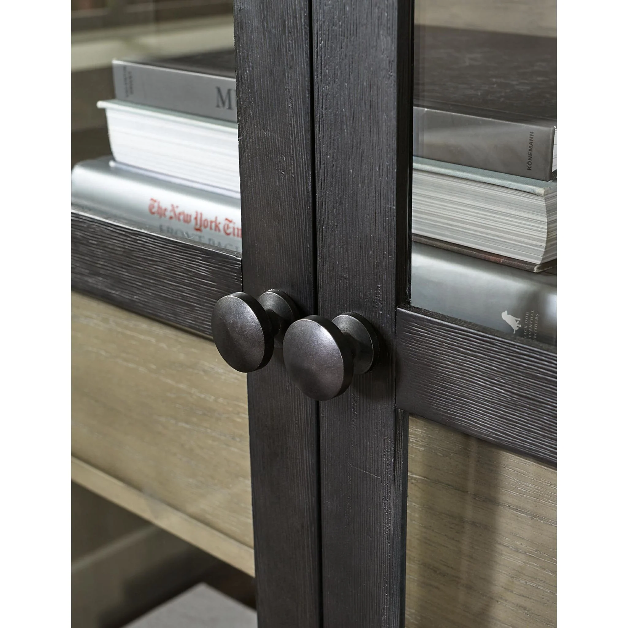 Lenston Accent Cabinet - Black/Gray - Image 4