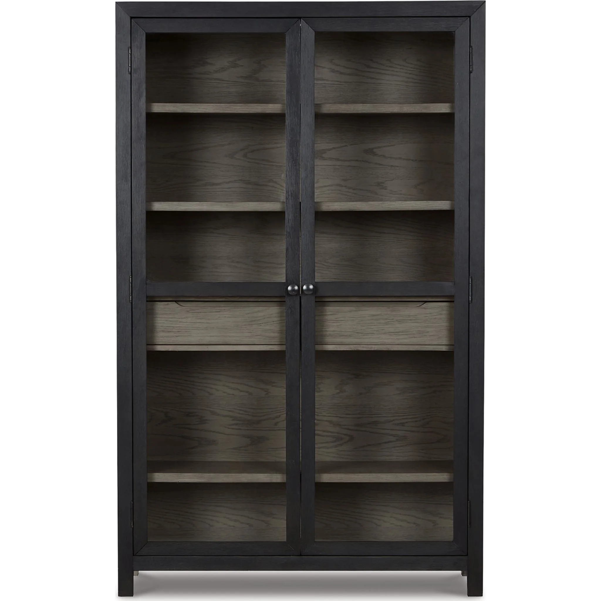 Lenston Accent Cabinet - Black/Gray - Image 5