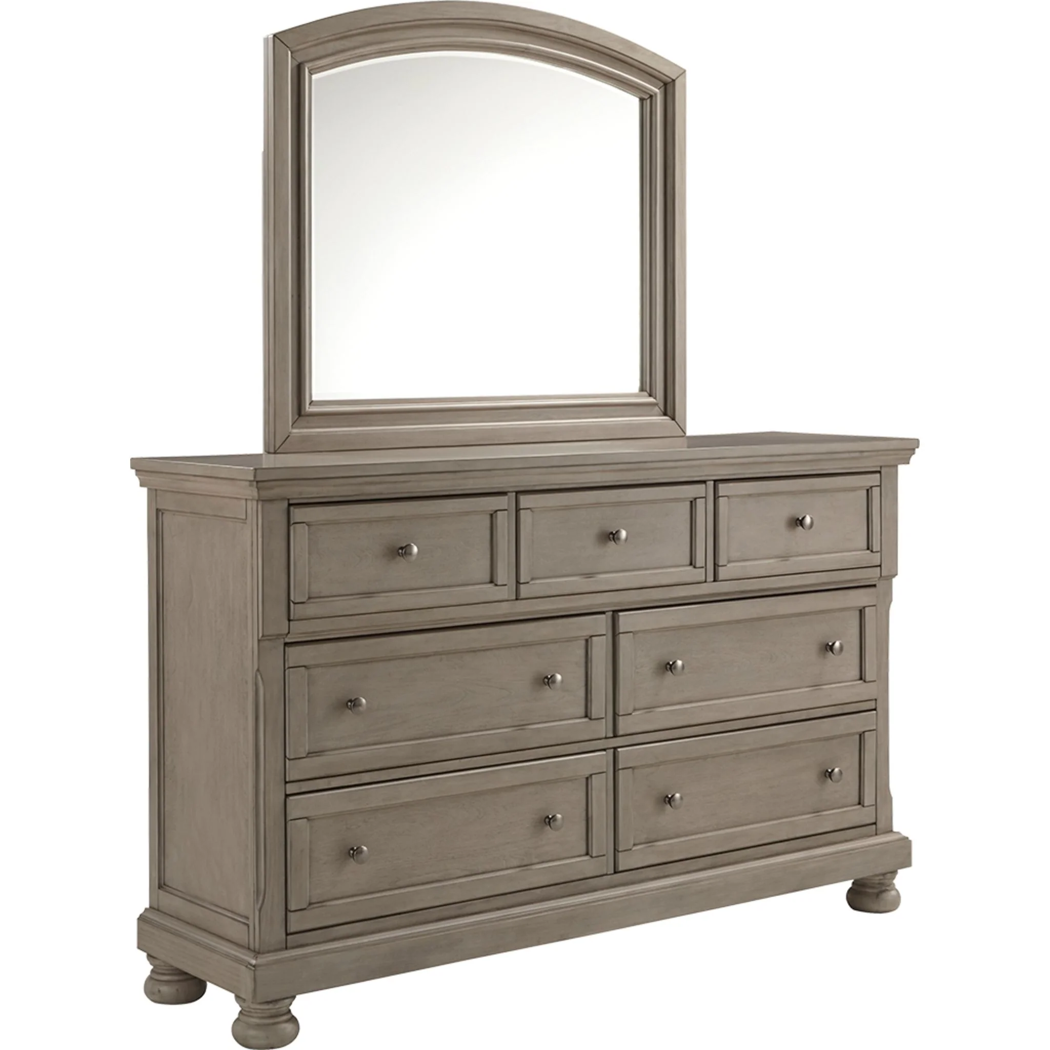 Lettner 5 Piece Queen Storage Bedroom - Light Gray - Image 3