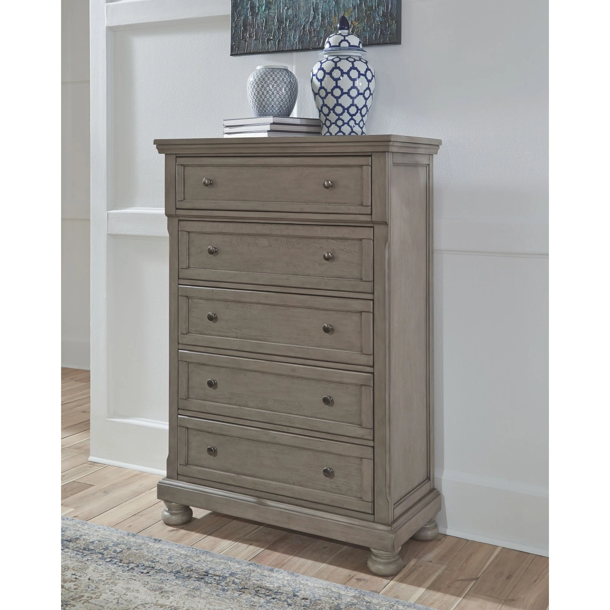 Lettner Chest - Light Gray - Image 2