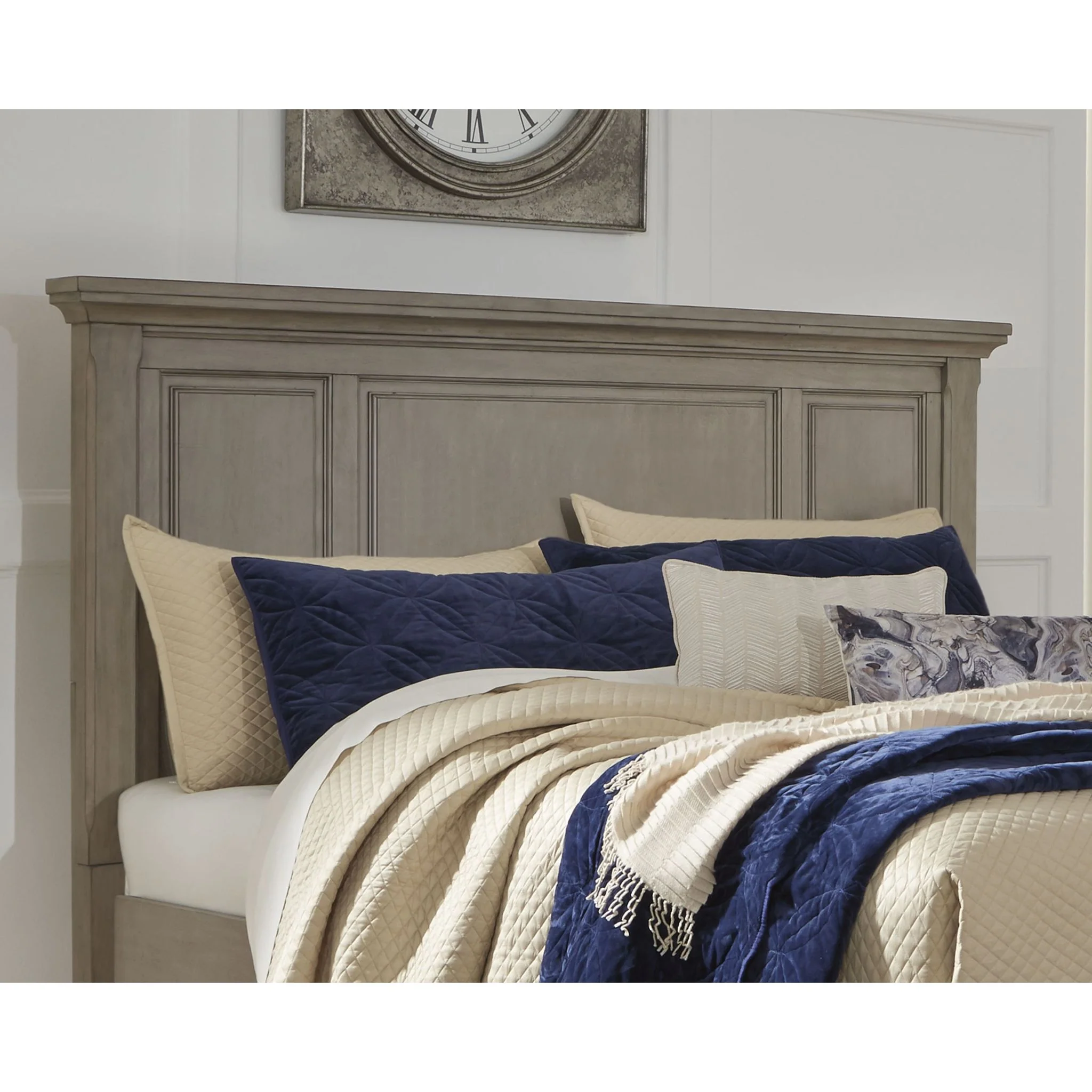 Lettner Panel Headboard - Light Gray - Image 6