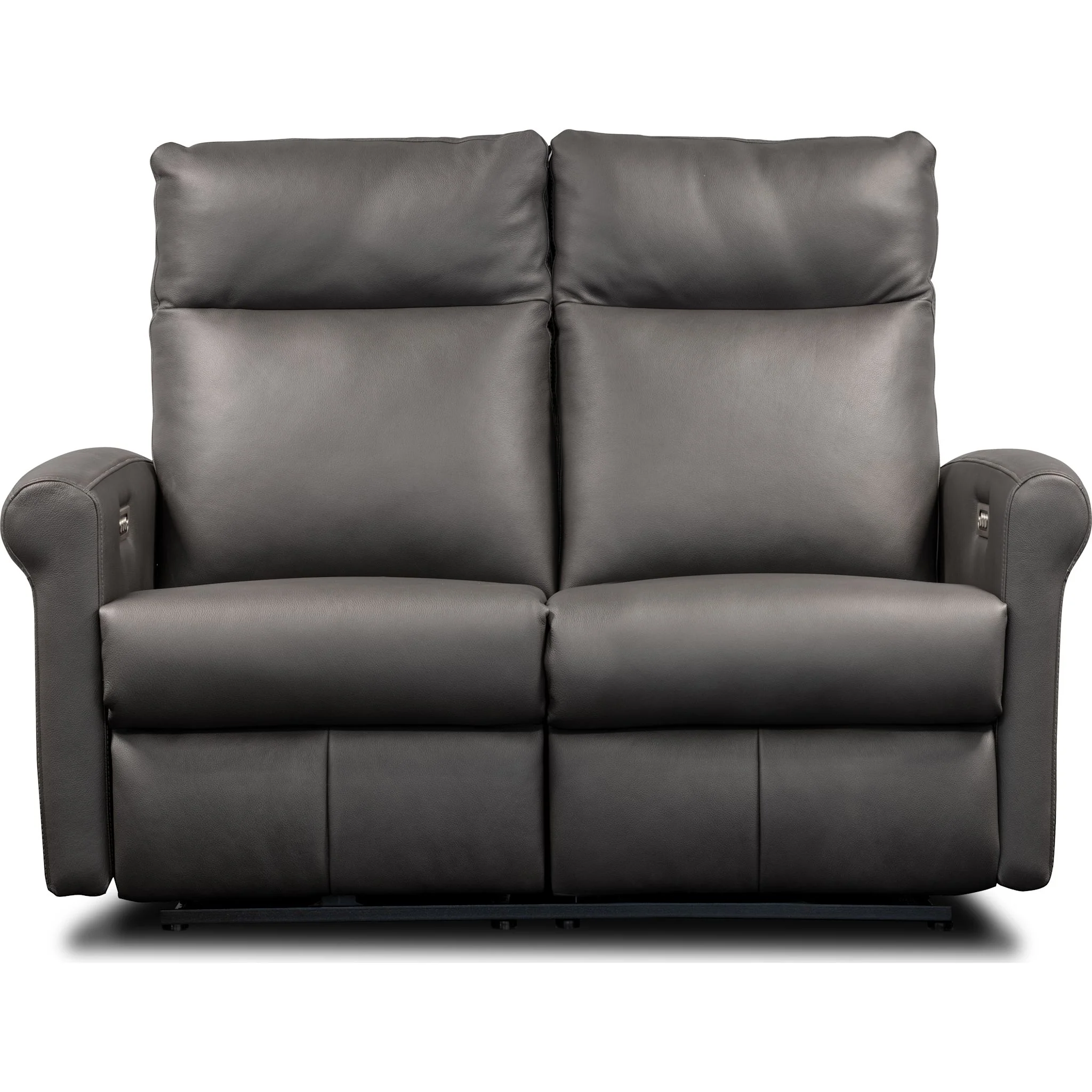 Liberty Power Reclining Loveseat with Headrest - Grey