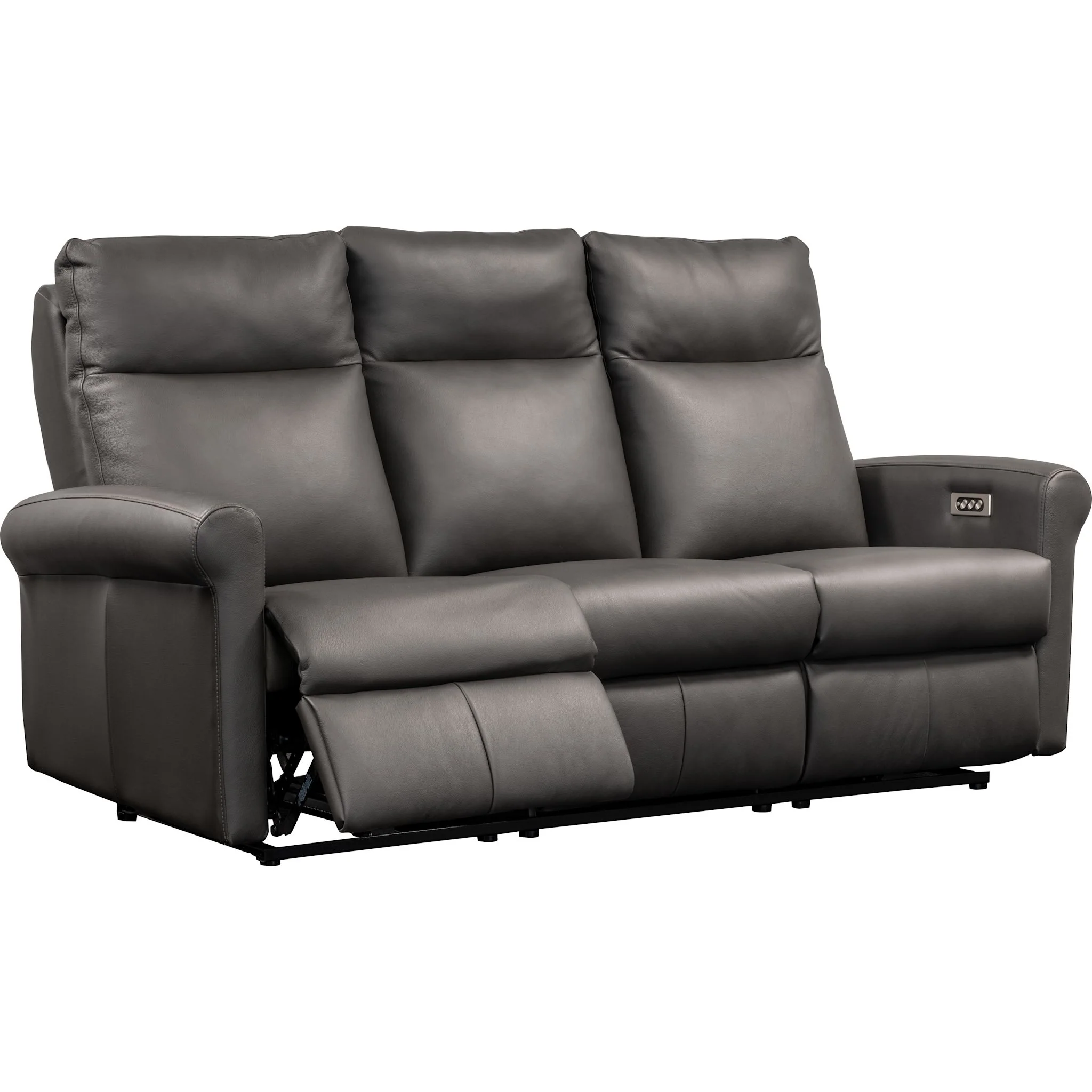 Liberty Power Reclining Sofa with Headrest - Grey - Image 2