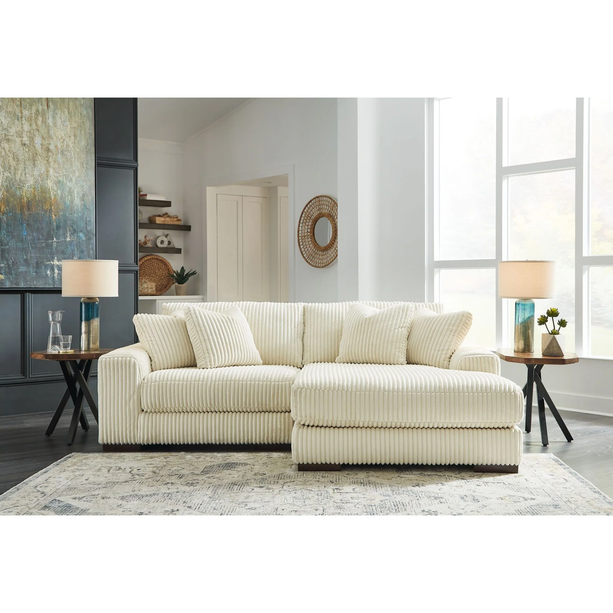 Lindyn 2 Piece Sectional with Chaise - Image 2