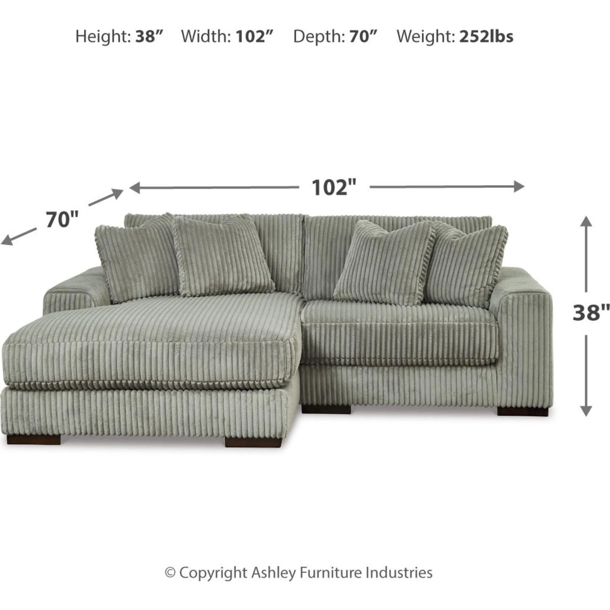 Lindyn 2 Piece Sectional with Chaise - Image 38