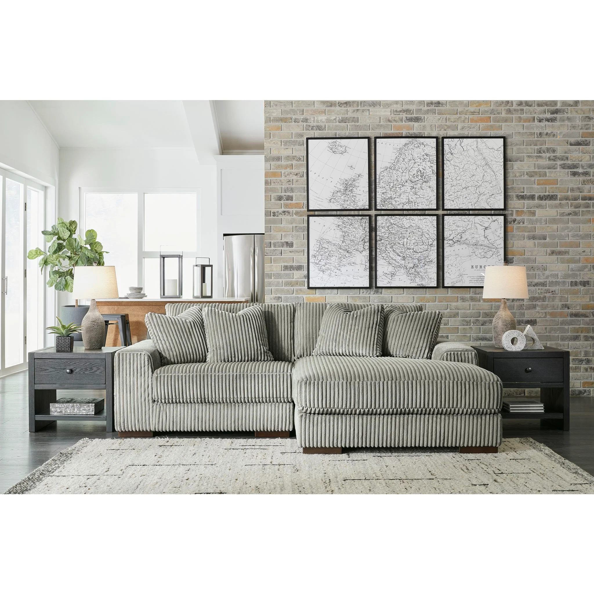Lindyn 2 Piece Sectional with Chaise - Image 45