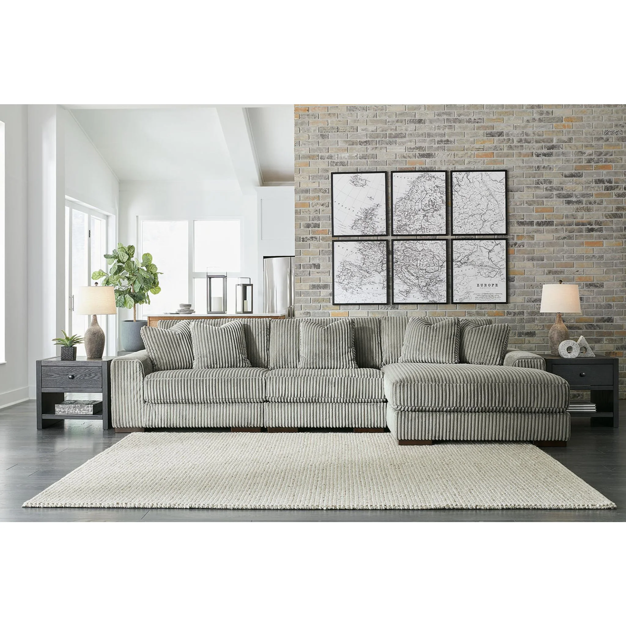 Lindyn 3 Piece Sectional with Chaise - Image 143