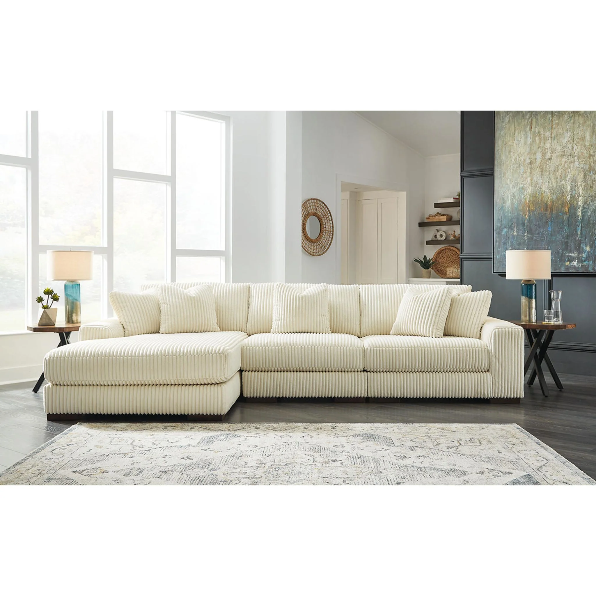 Lindyn 3 Piece Sectional with Chaise - Image 97