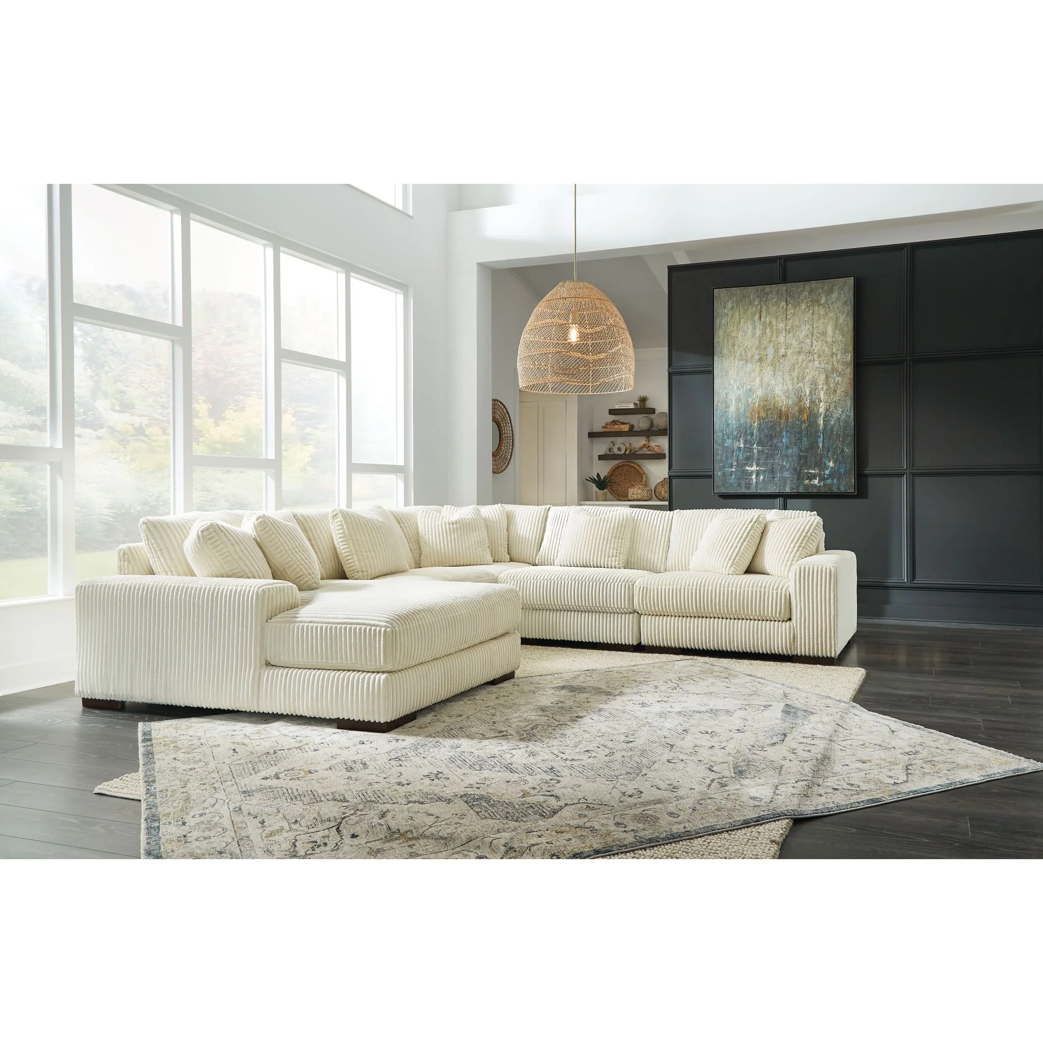 Lindyn 5 Piece Sectional with Chaise - Image 30