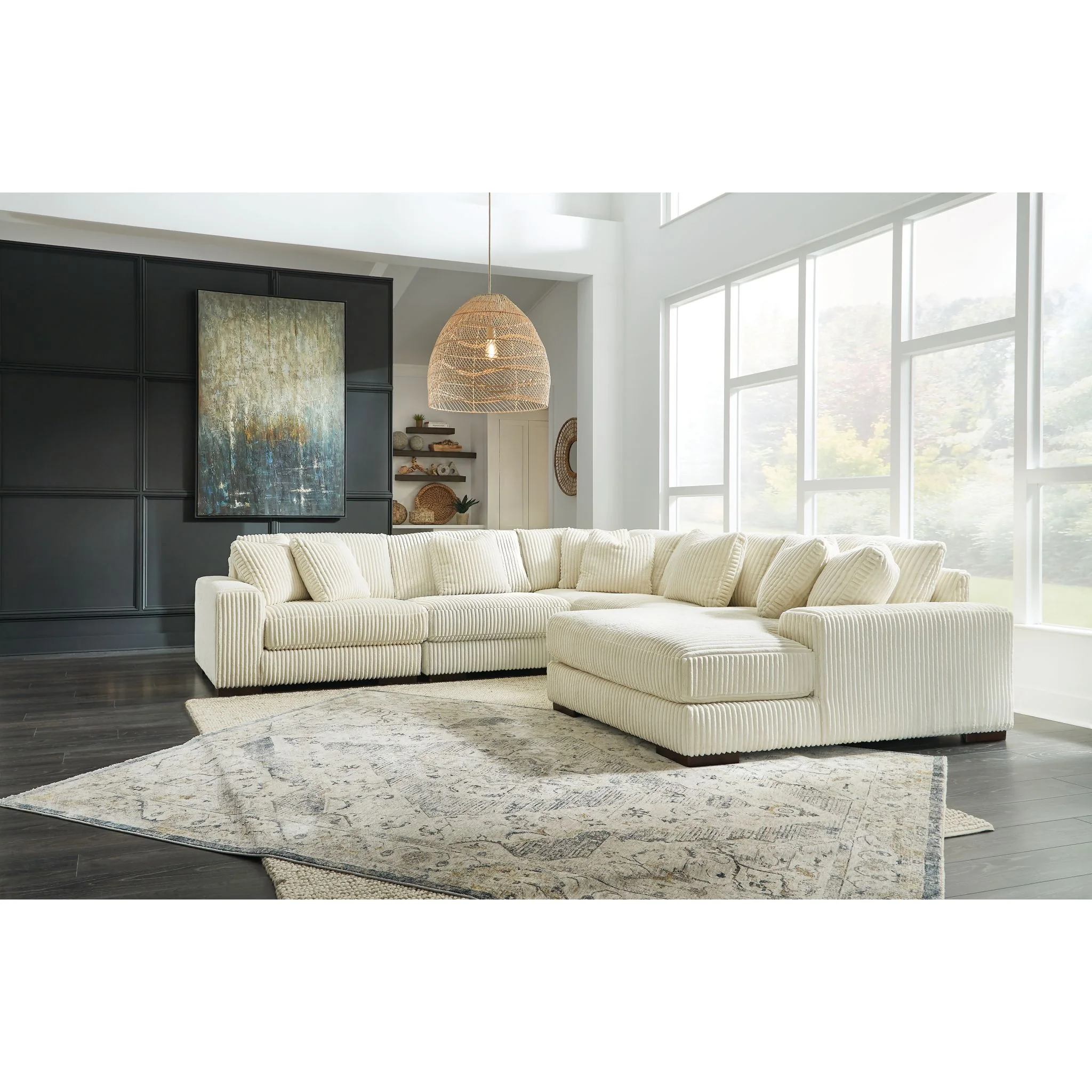 Lindyn 5 Piece Sectional with Chaise - Image 66