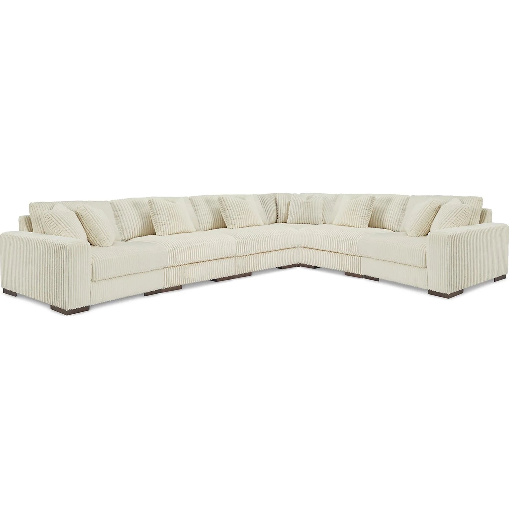 Lindyn 6 Piece Sectional - Ivory - Image 2