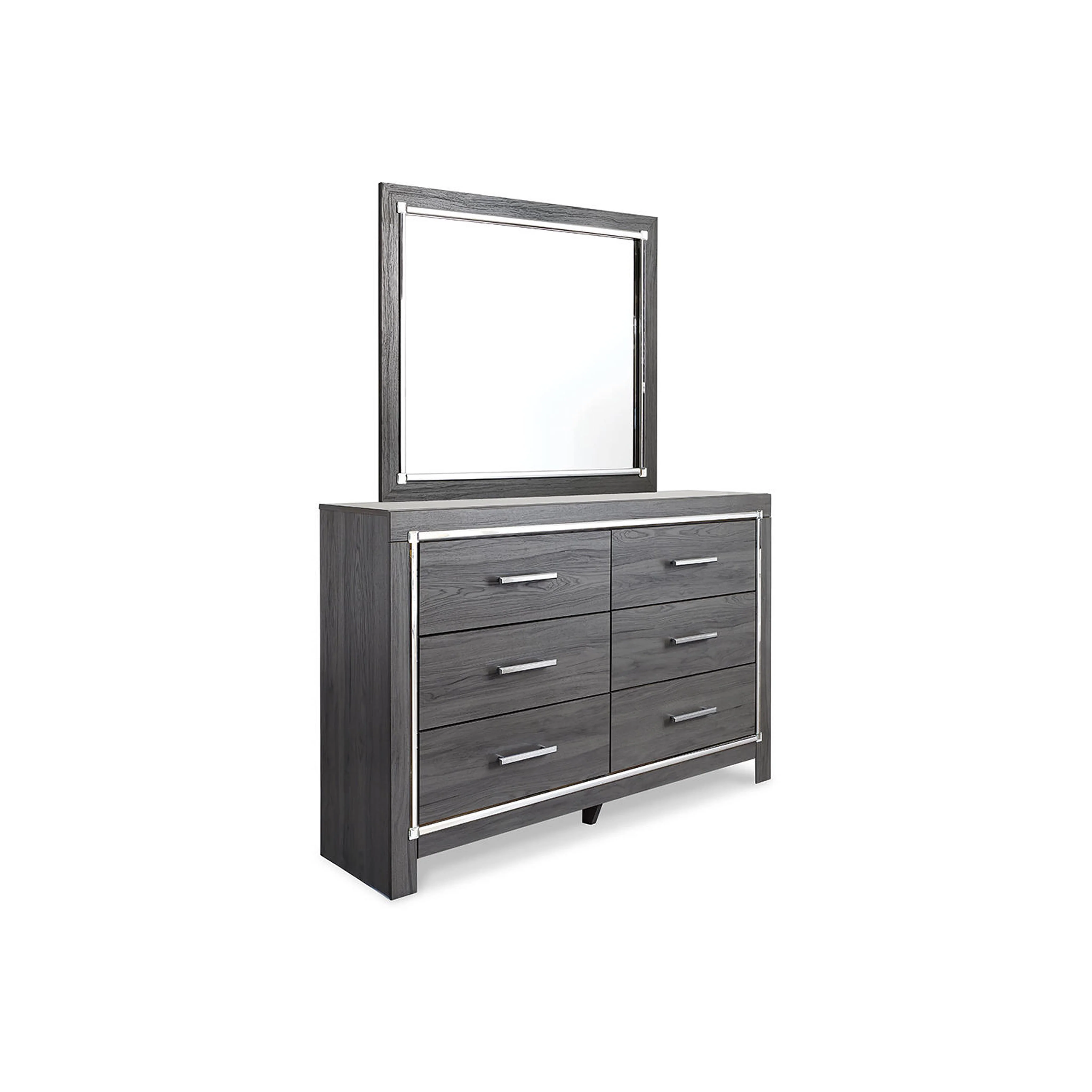 Lodanna 6 Piece Panel Bedroom - Gray - Image 23