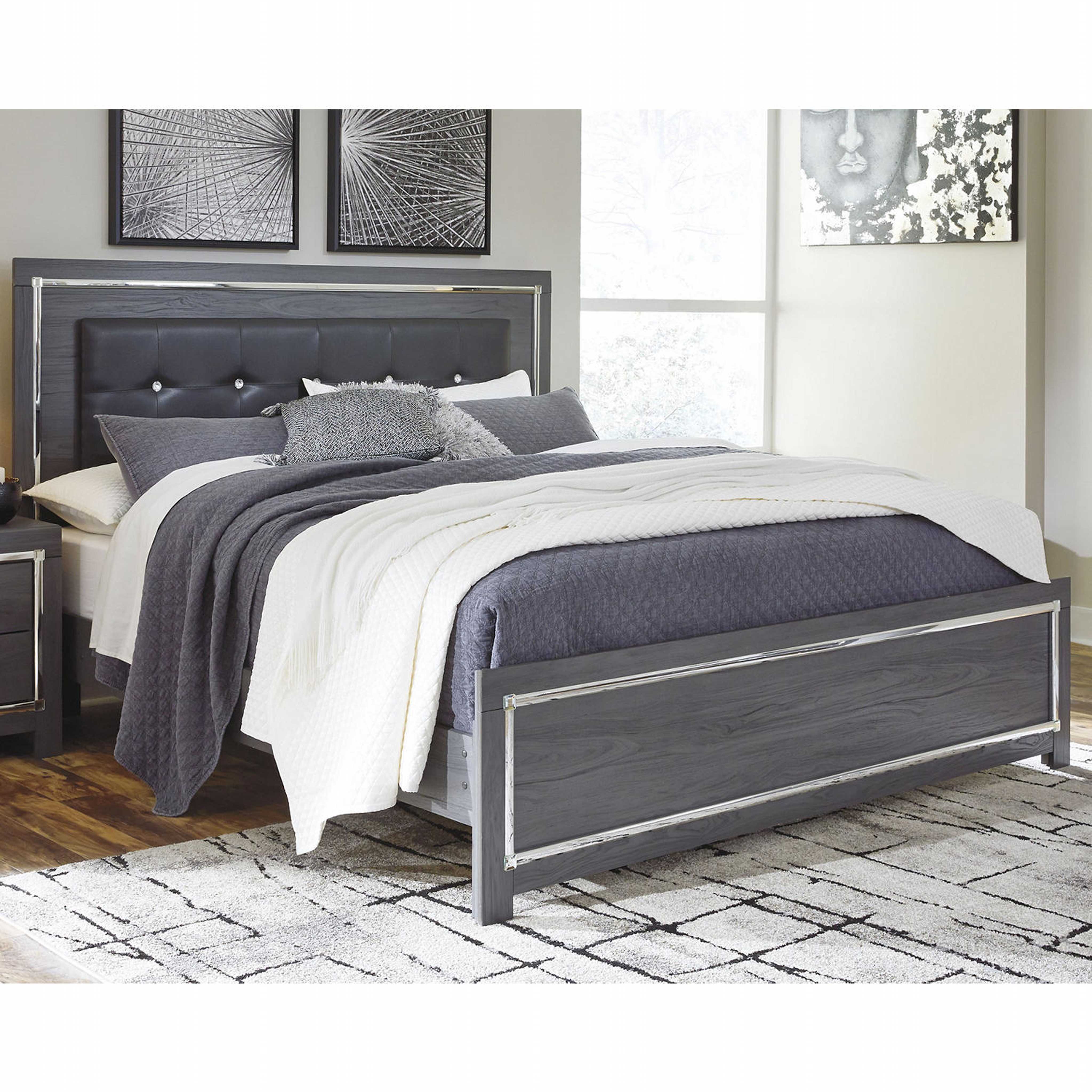 Lodanna 6 Piece Panel Bedroom - Gray - Image 25