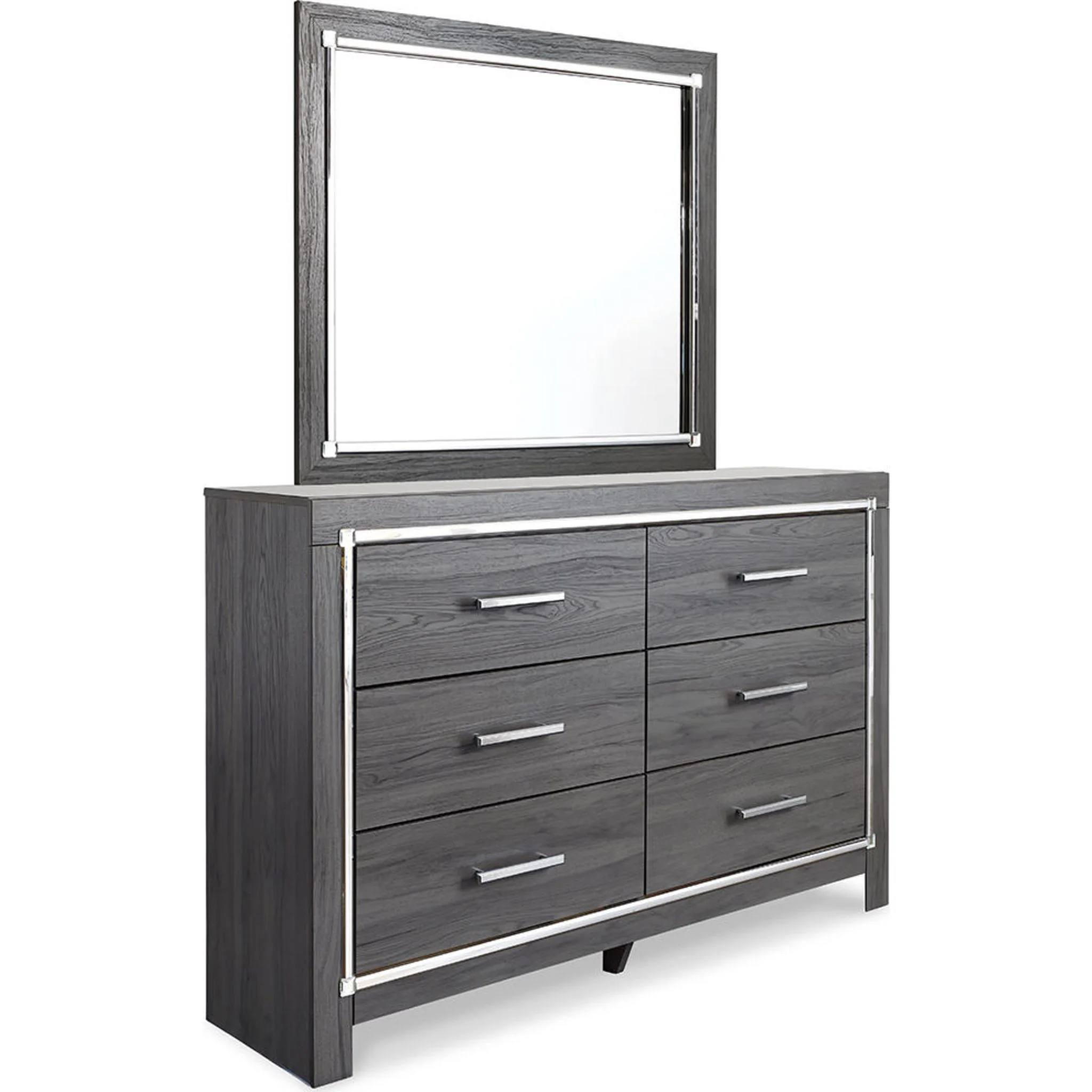 Lodanna 6 Piece Storage Platform Bedroom - Gray - Image 10