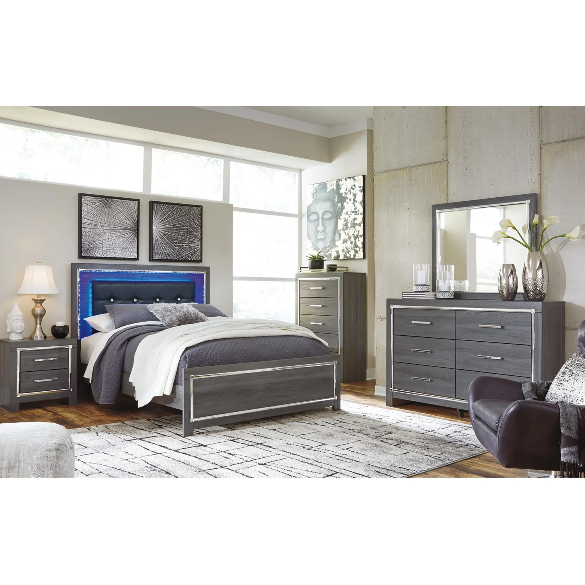 Lodanna Dresser - Gray - Image 23
