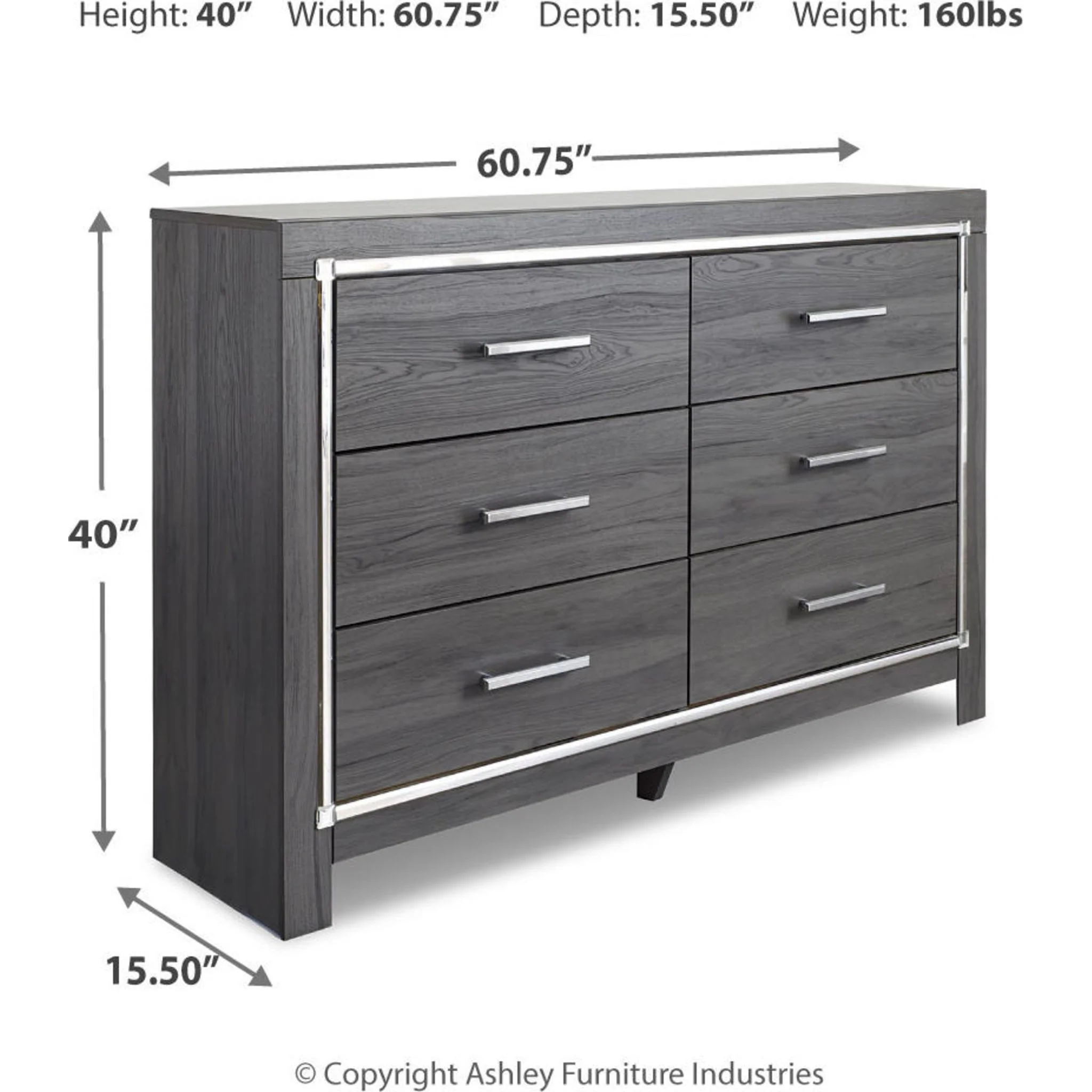 Lodanna Dresser - Gray - Image 30