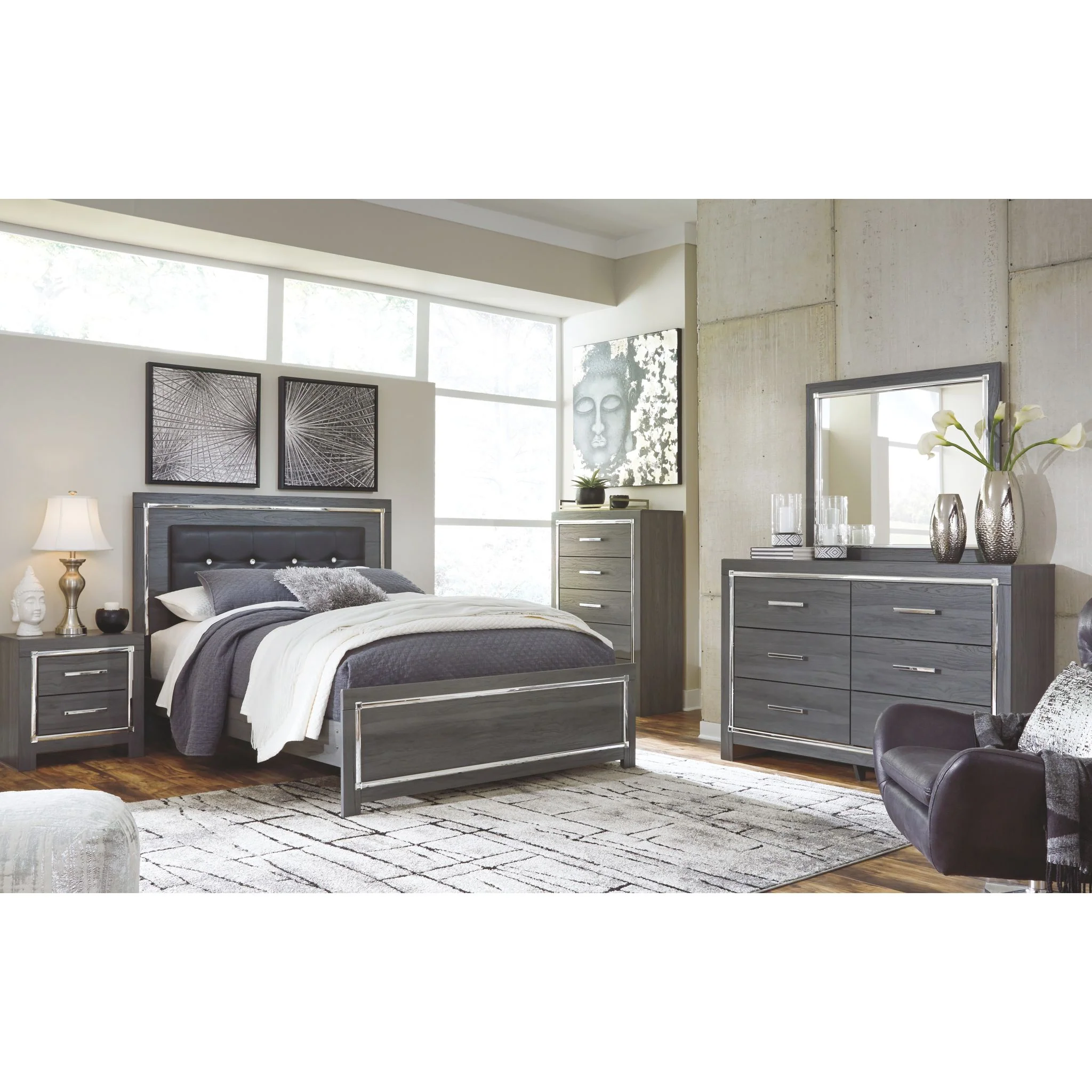 Lodanna Dresser - Gray - Image 6