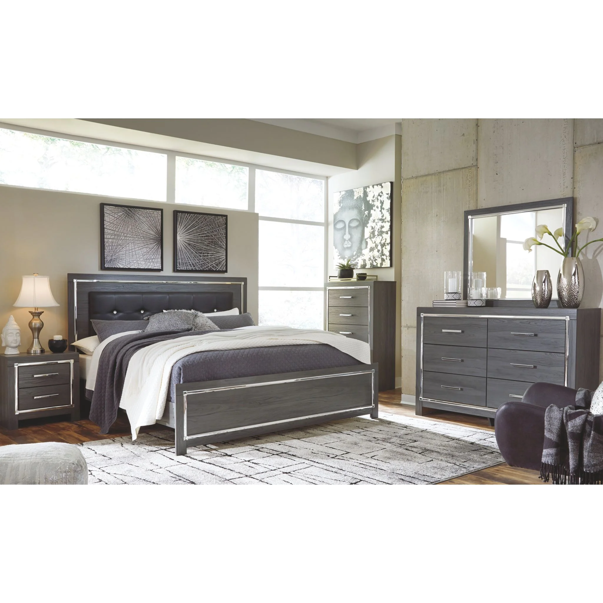 Lodanna Dresser - Gray - Image 8