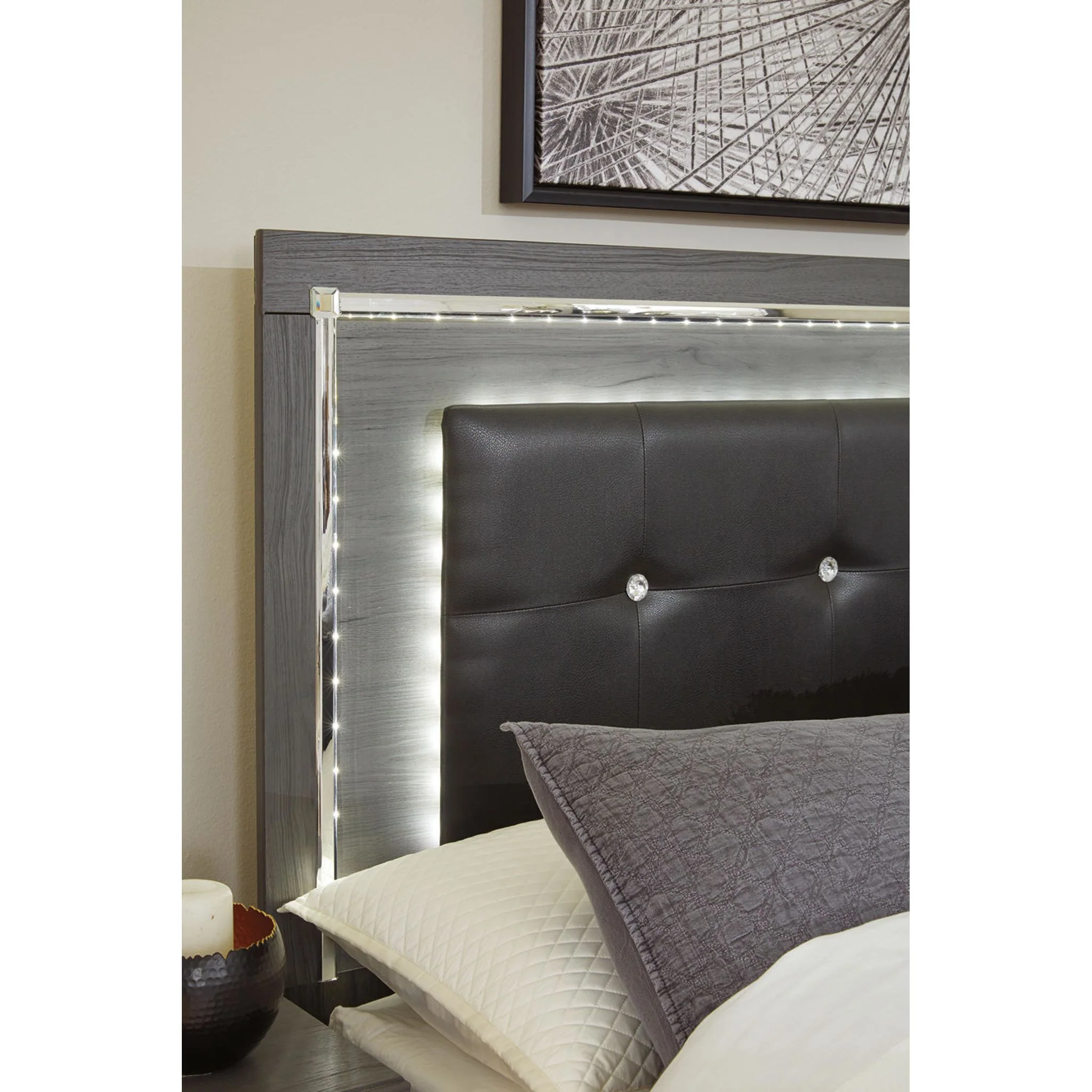 Lodanna Full Panel Headboard - Gray - Image 25