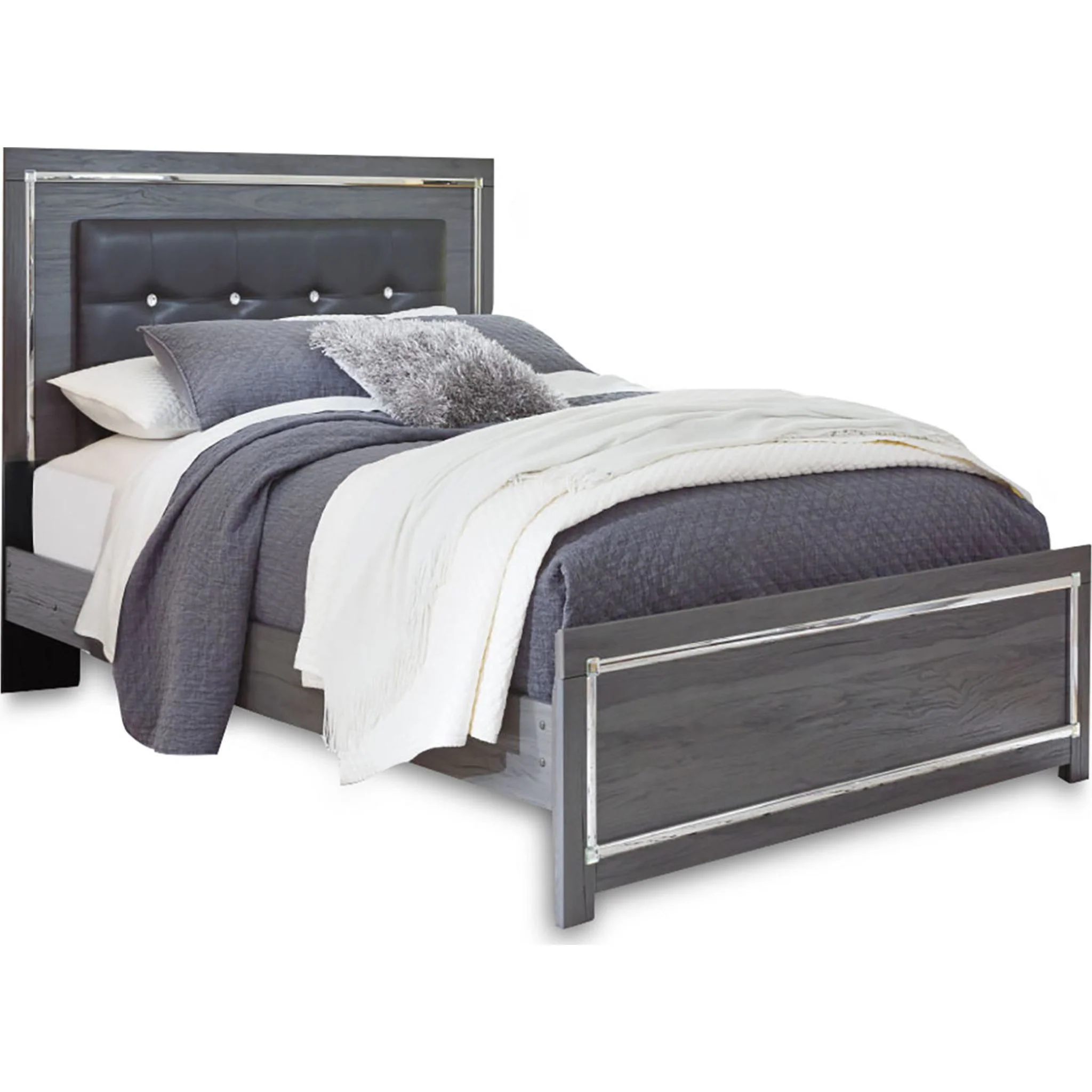 Lodanna Panel Bed - Gray - Image 13