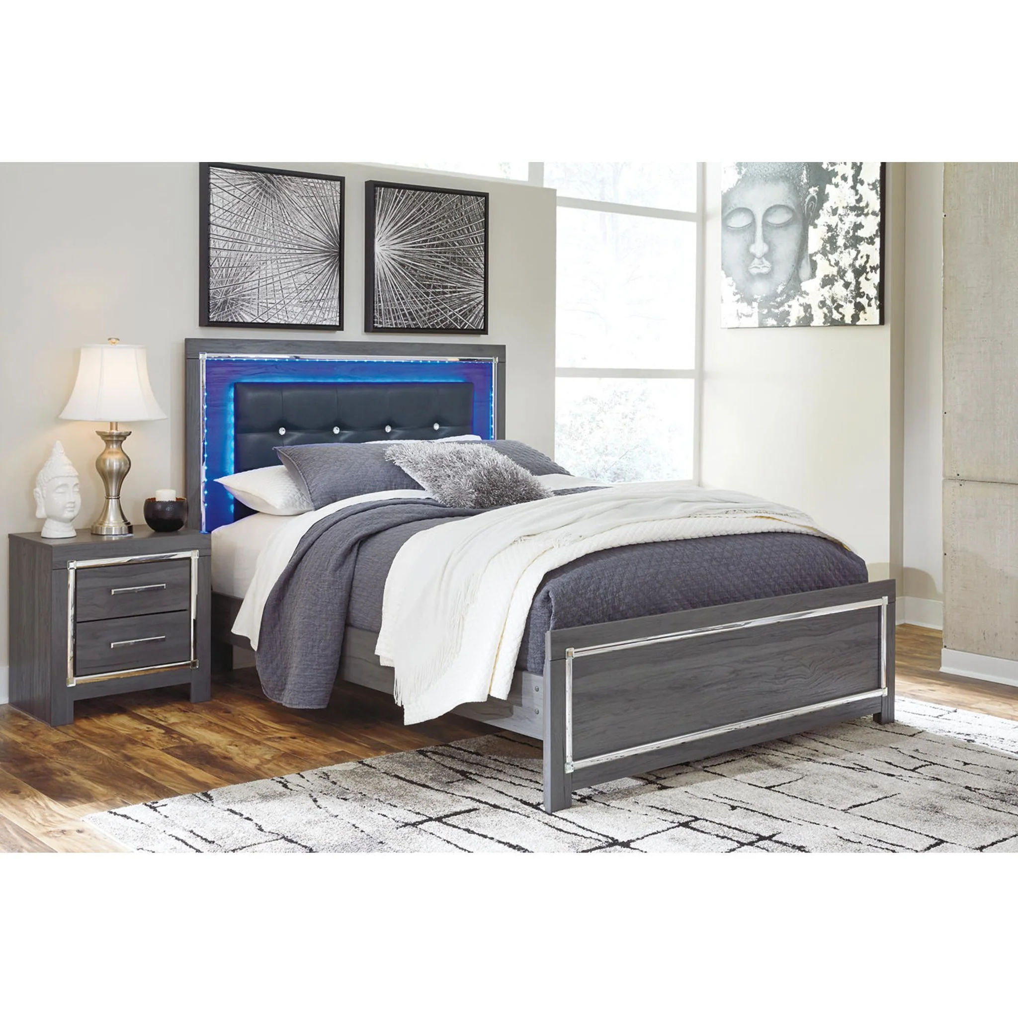 Lodanna Panel Bed - Gray - Image 14