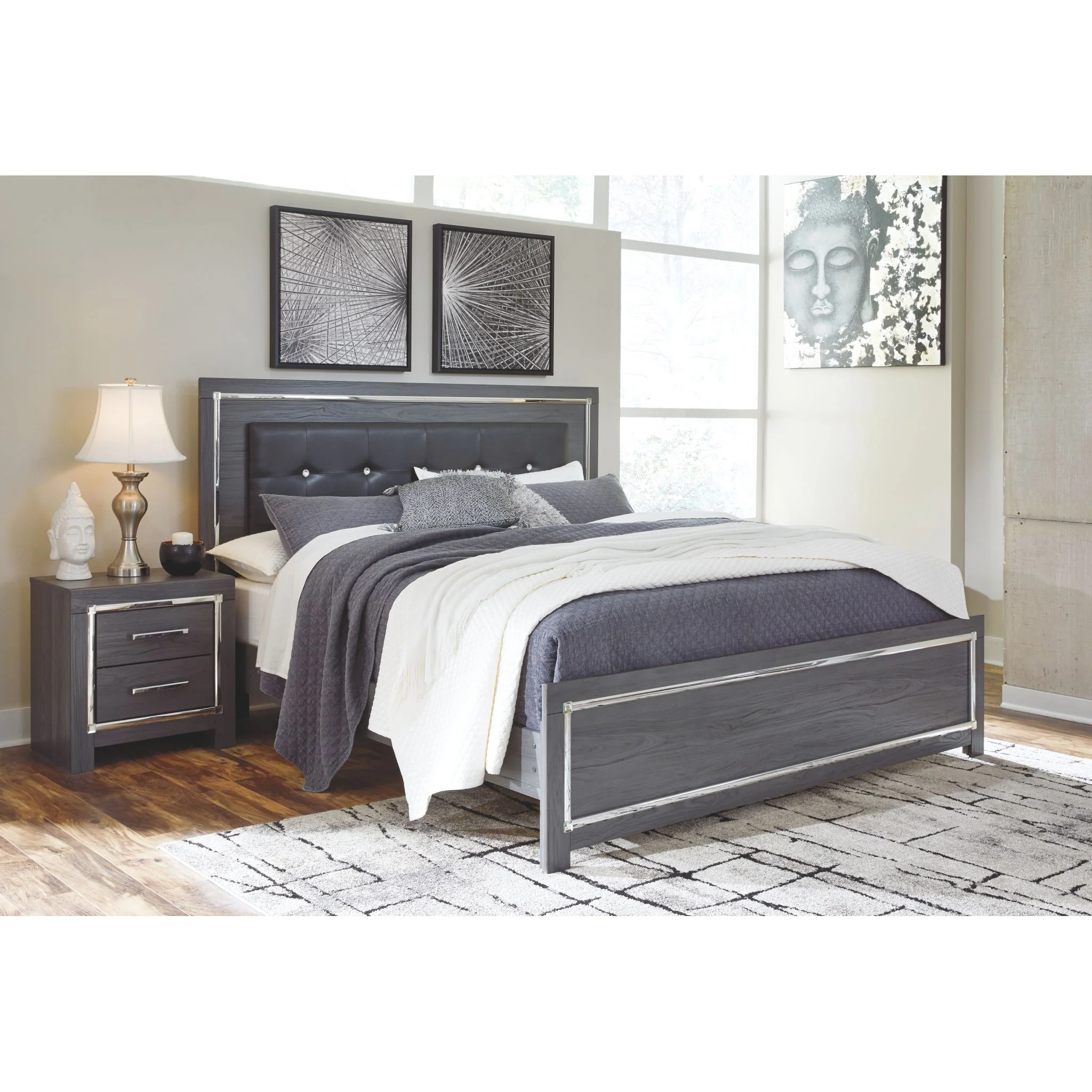 Lodanna Panel Bed - Gray - Image 27