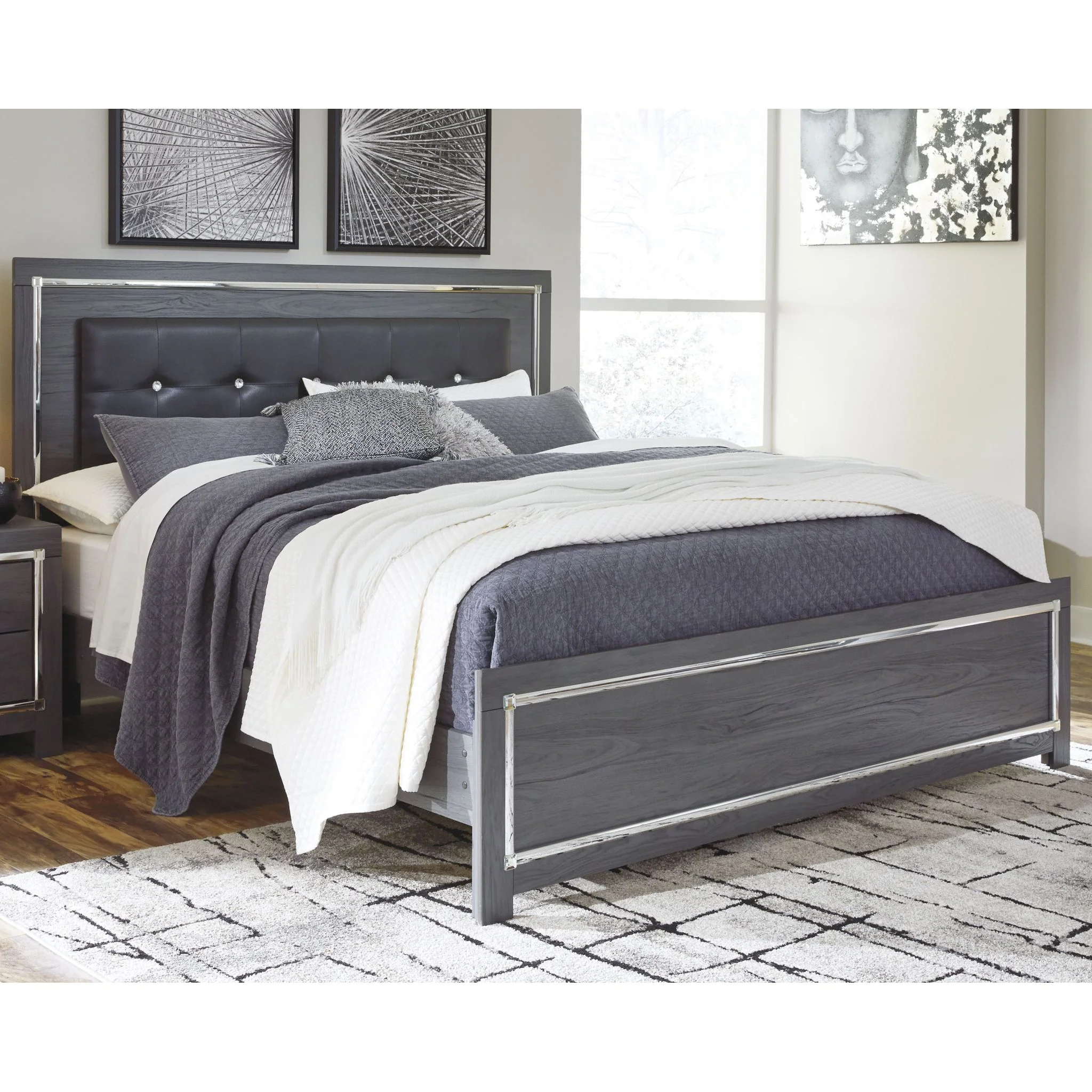 Lodanna Platform Bed - Gray - Image 20