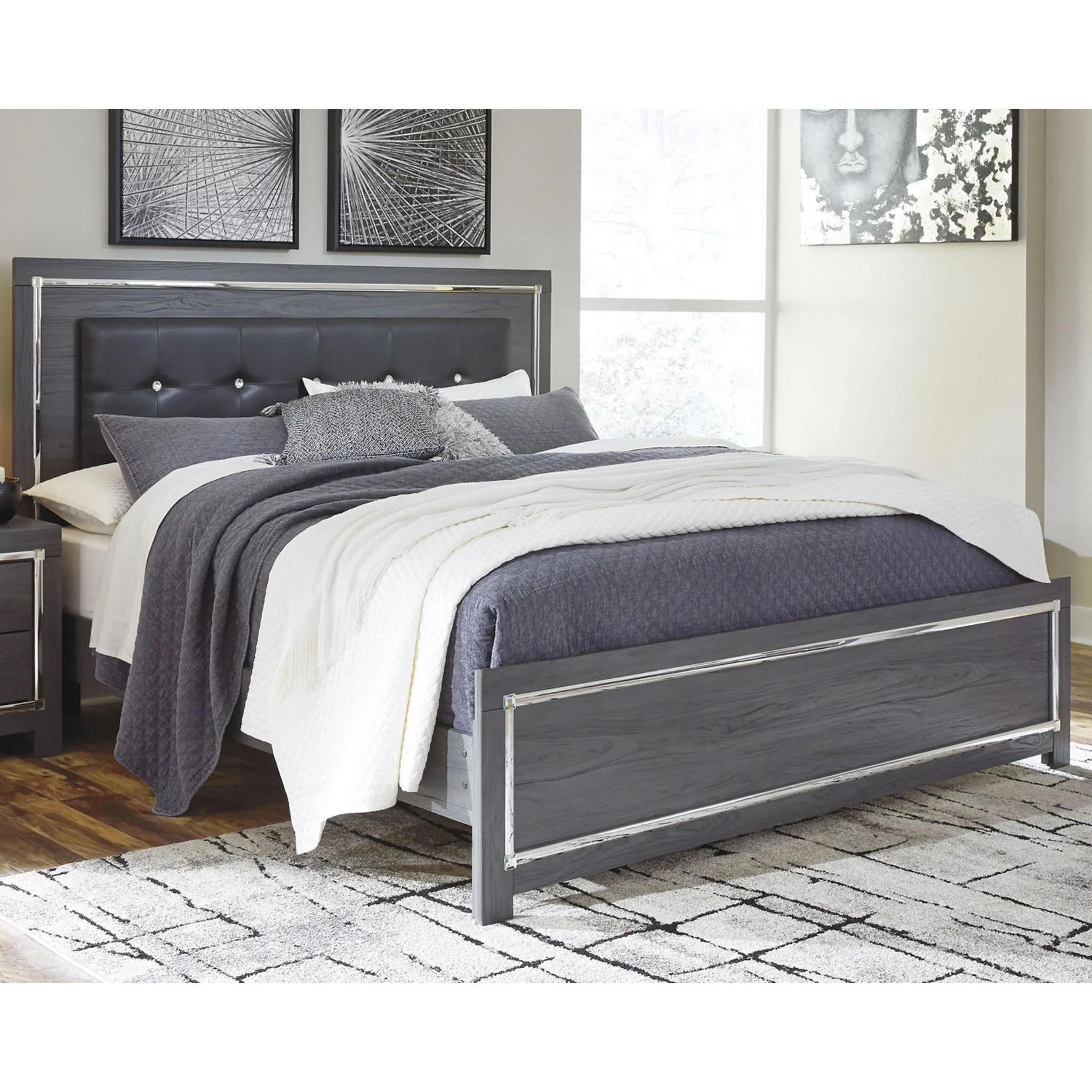 Lodanna Platform Bed - Gray - Image 35