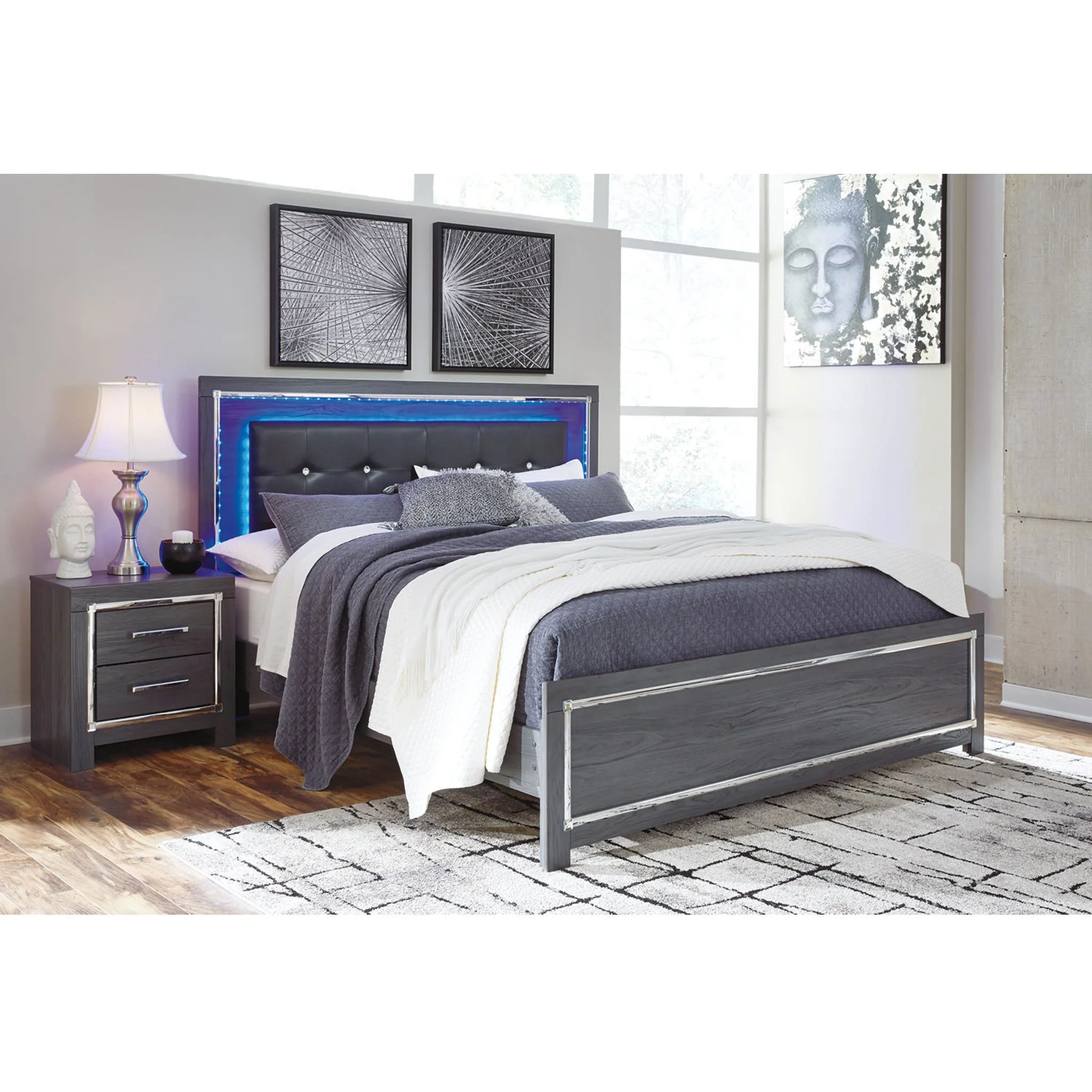 Lodanna Platform Bed - Gray - Image 40