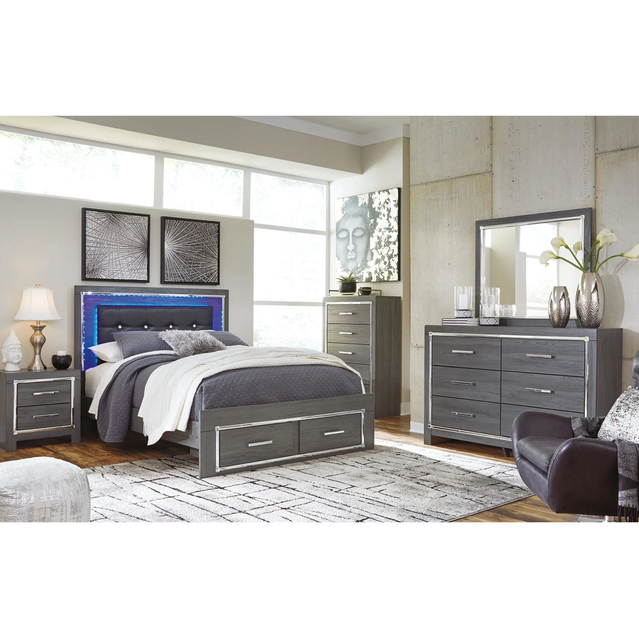 Lodanna Storage Panel Bed - Gray - Image 39