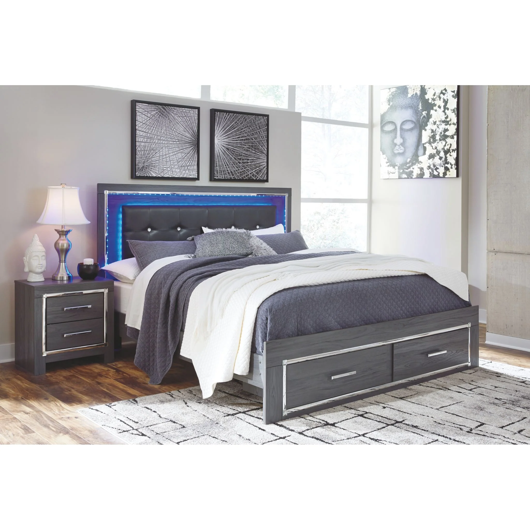 Lodanna Storage Panel Bed - Gray - Image 49
