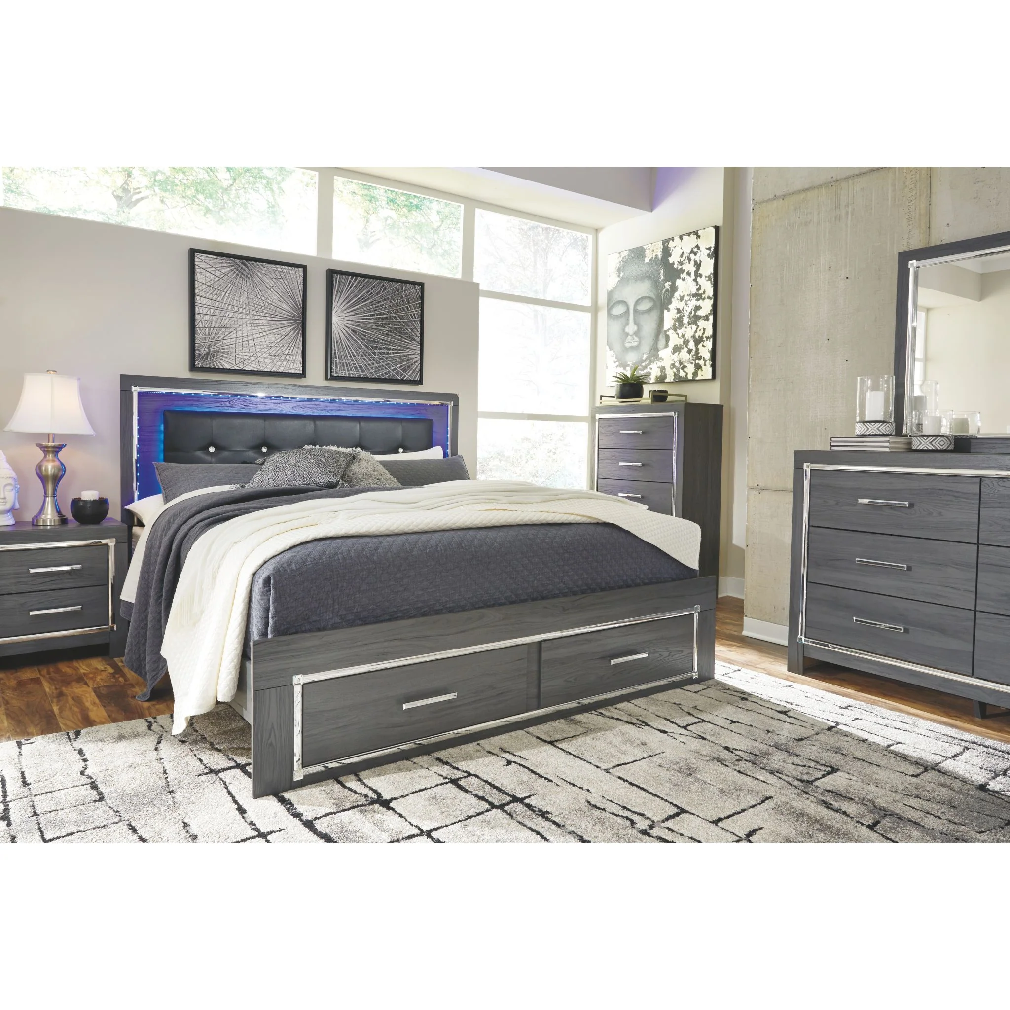 Lodanna Storage Panel Bed - Gray - Image 58