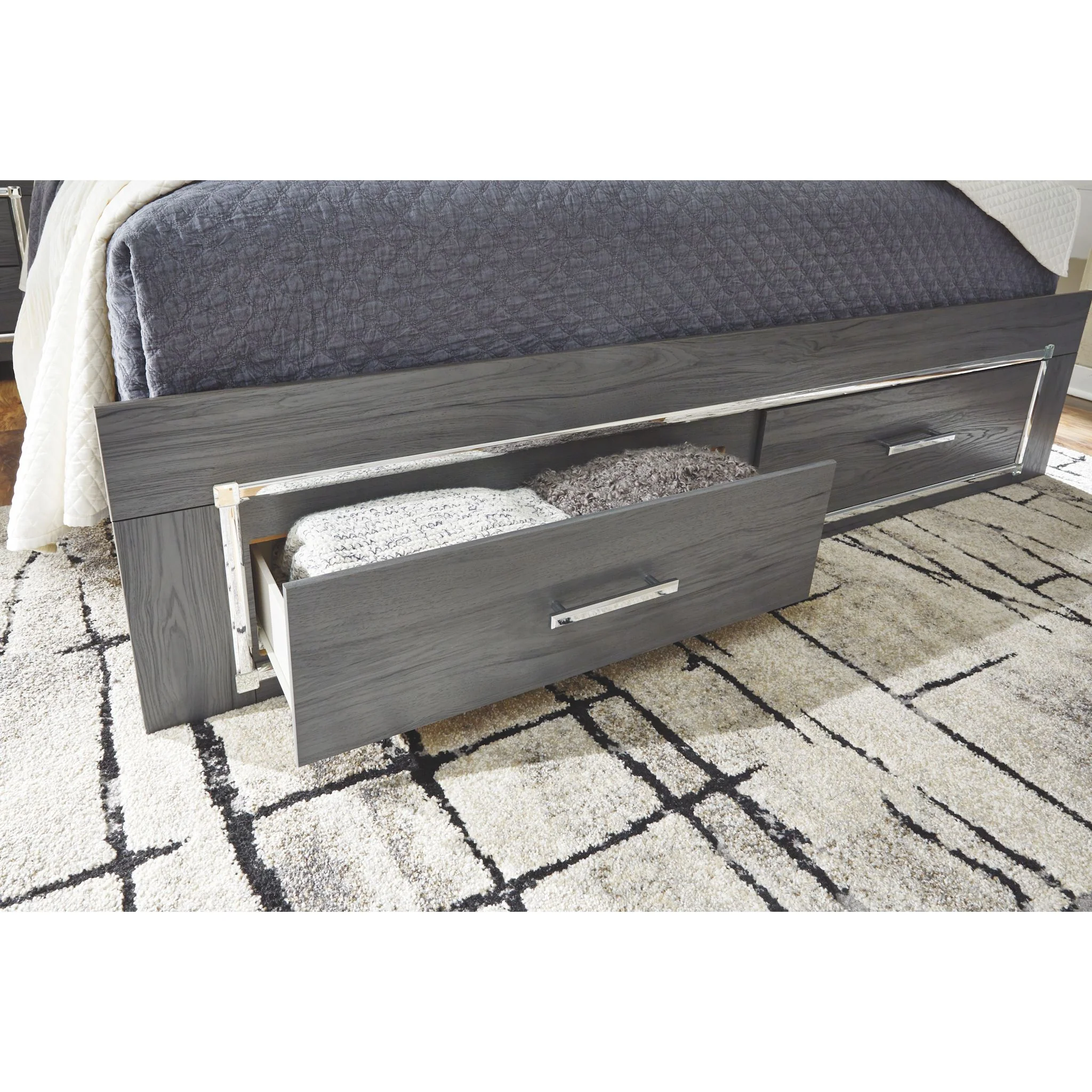 Lodanna Storage Panel Bed - Gray - Image 7