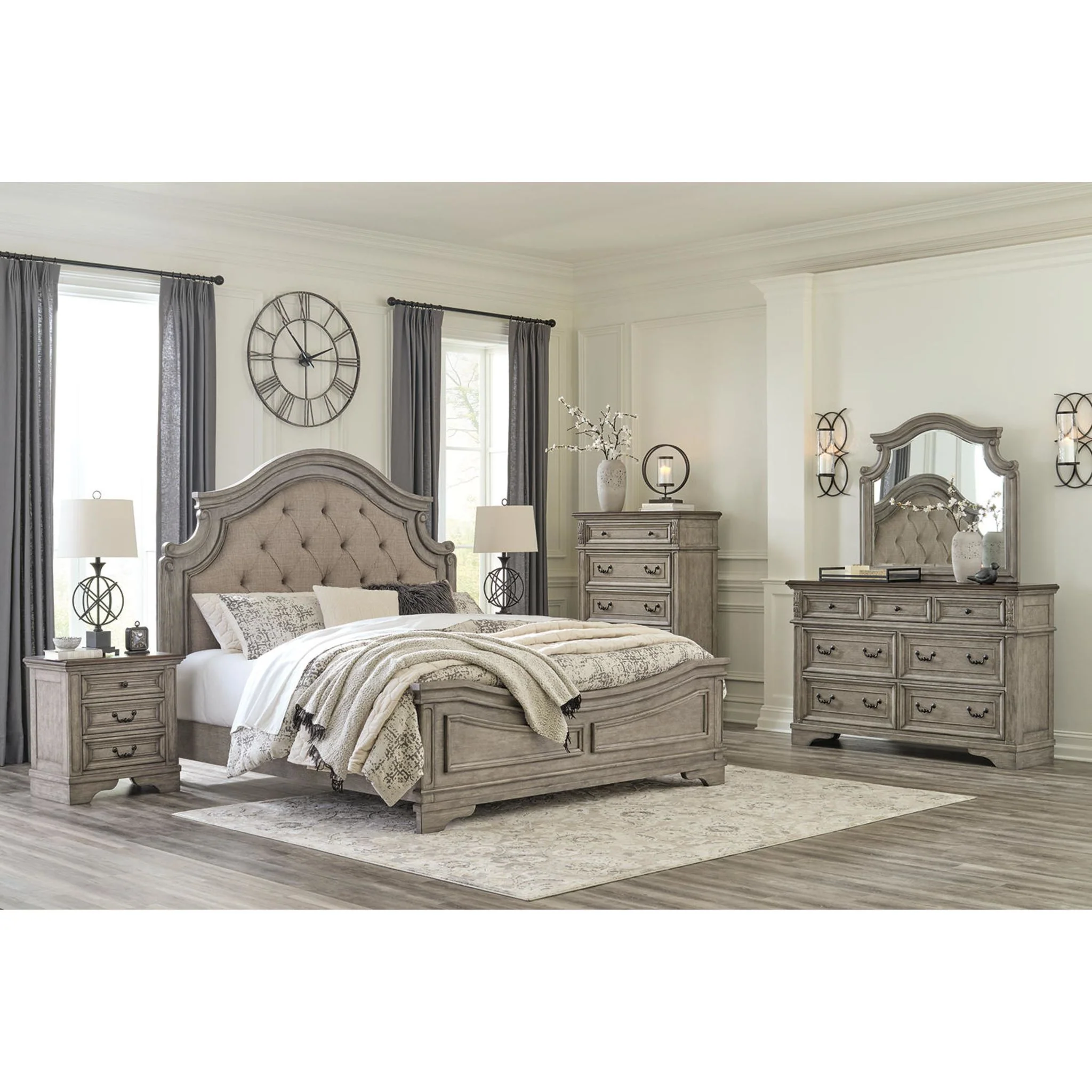Lodenbay King Panel Bed - Antique Gray - Image 9