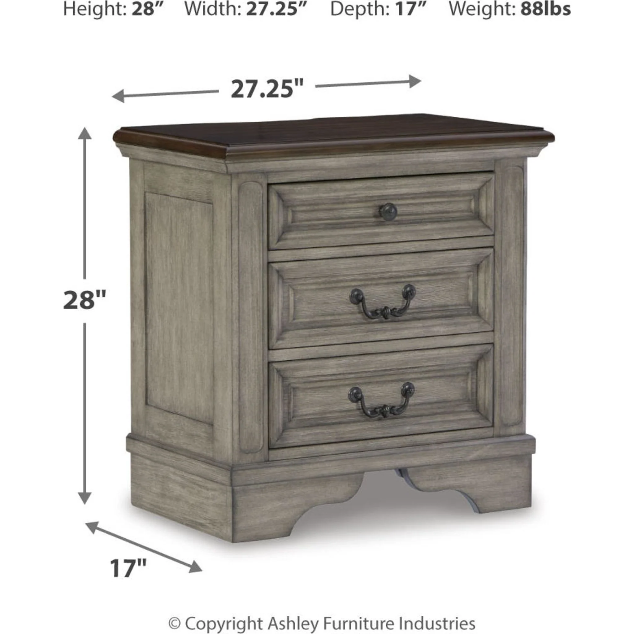 Lodenbay Nightstand - Two-tone - Image 8