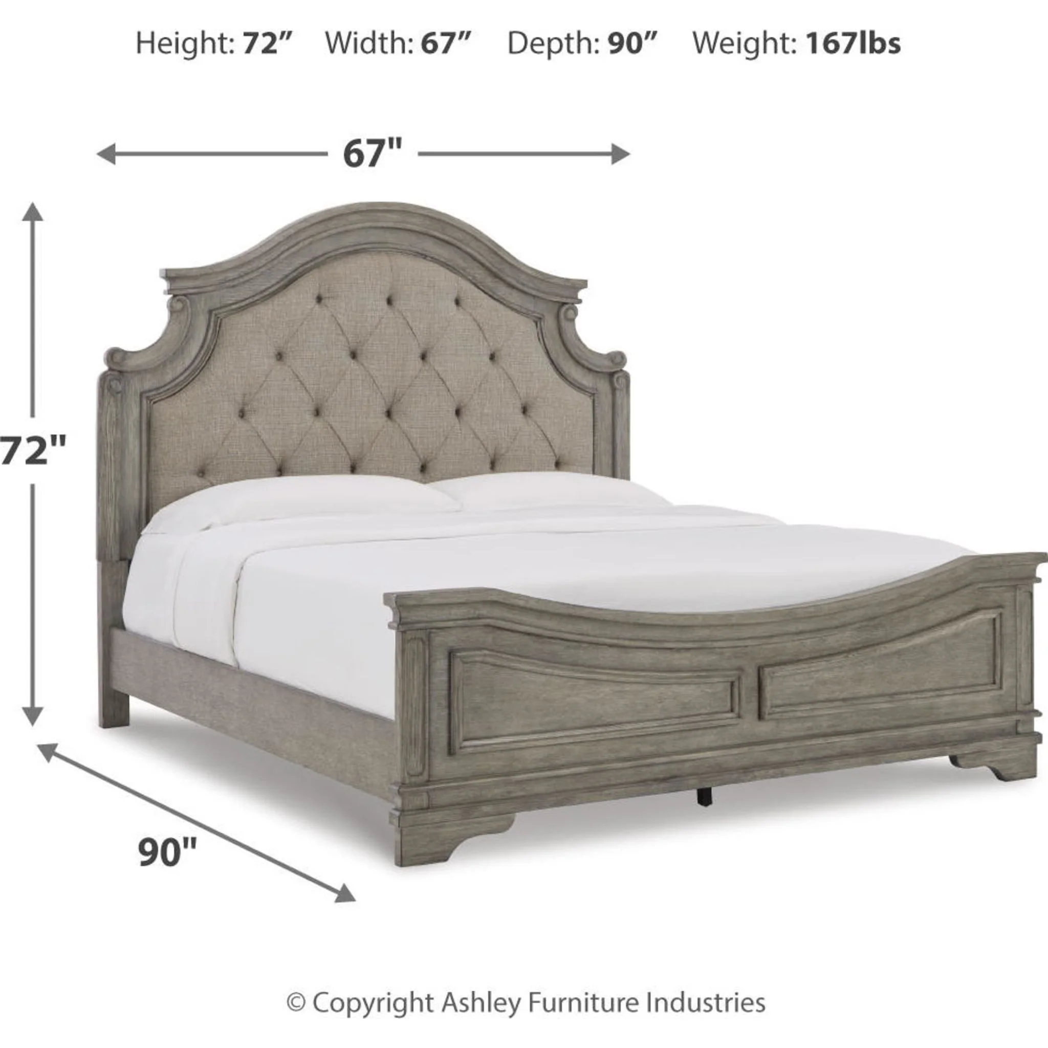 Lodenbay Queen Panel Bed - Antique Gray - Image 4