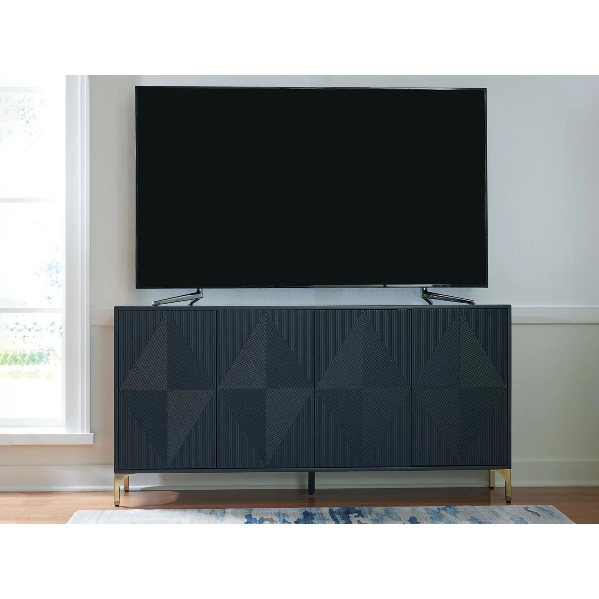 Loirwick Accent Cabinet - Dark Blue - Image 11